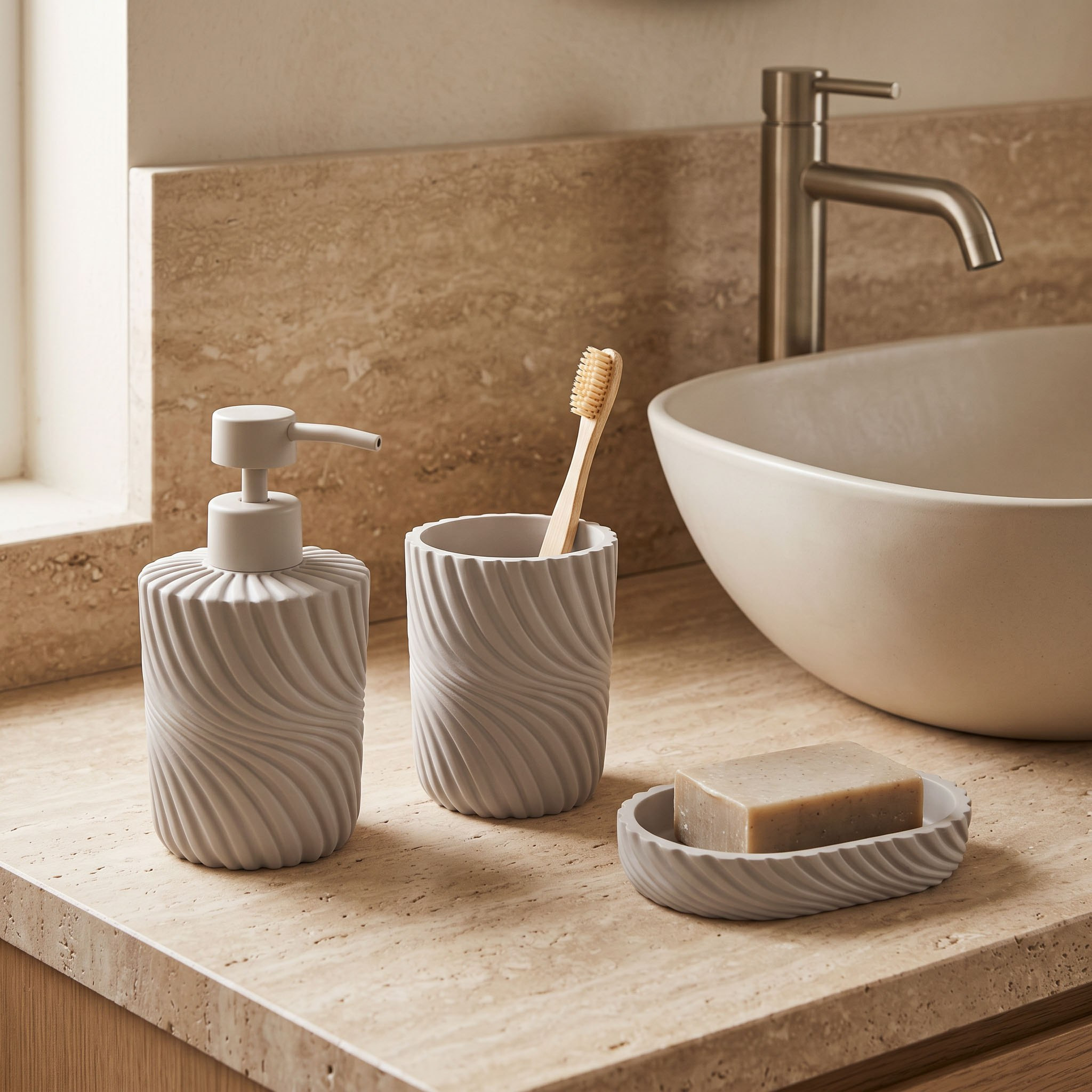 Aria Resin Tumbler-hbxdecorandfurnishings-bathroomaccessories-bathroomsets-image-4