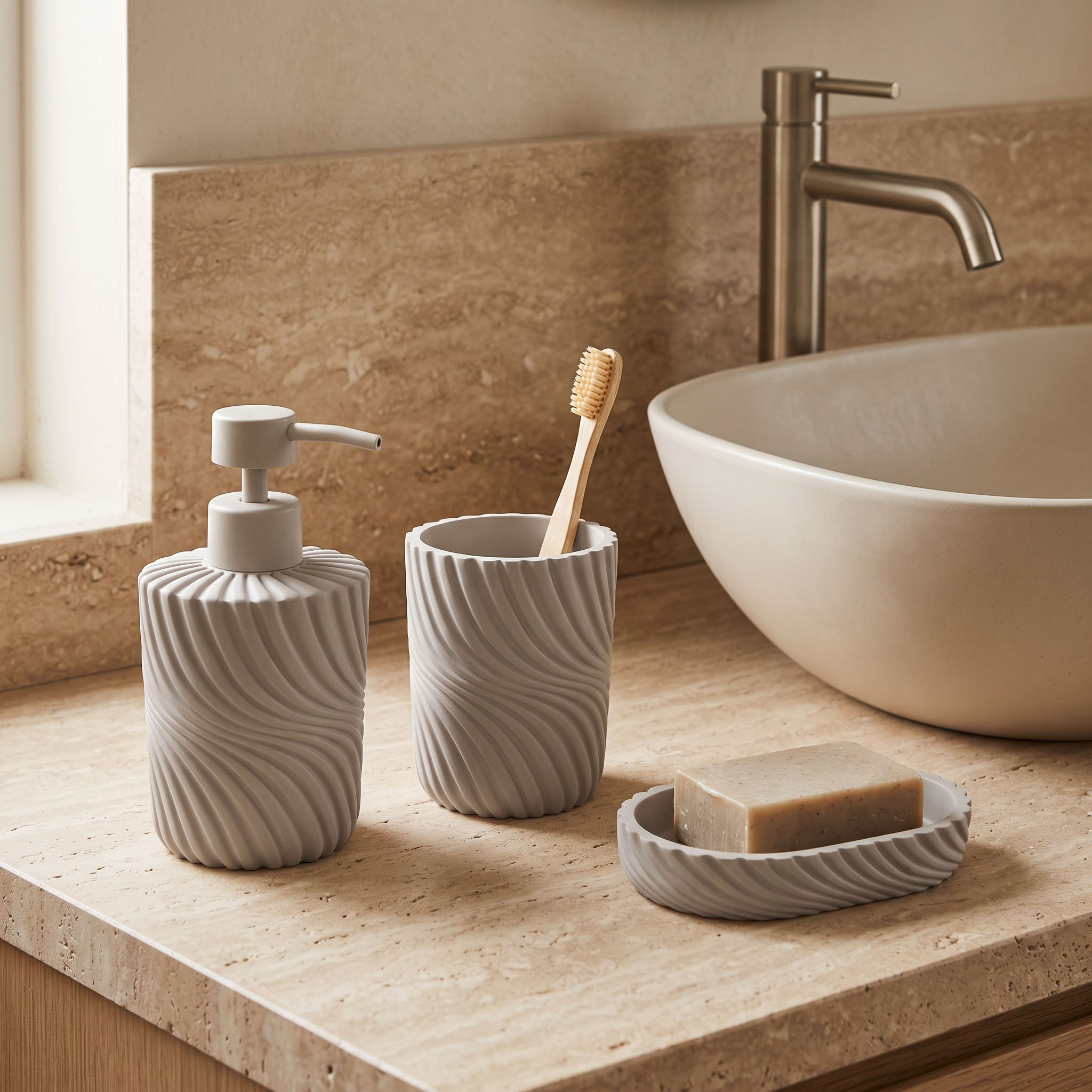 صحن صابون من الراتنج من آريا-hbxdecorandfurnishings-bathroomaccessories-bathroomsets-image-3