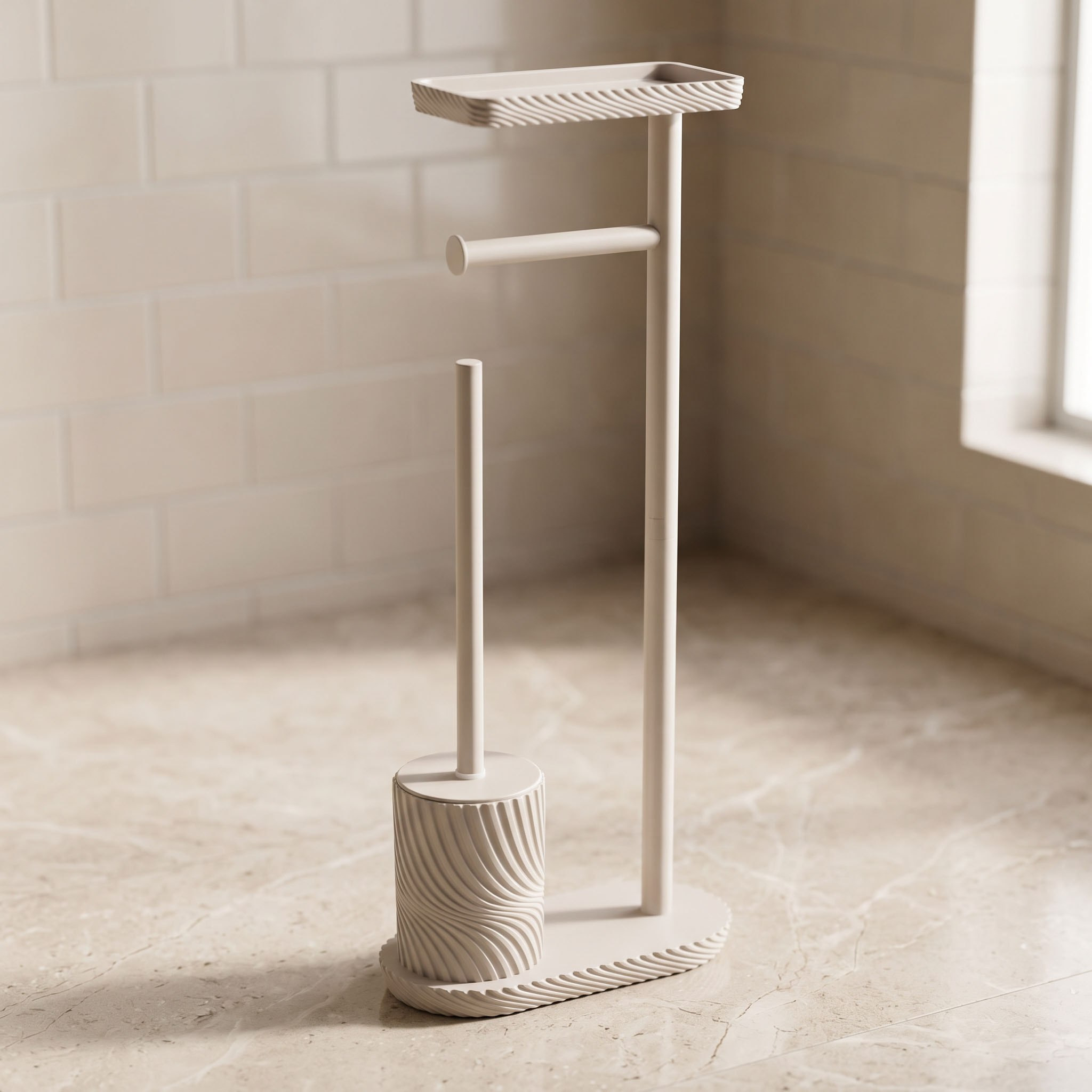 حامل مناديل وفرشاة مرحاض راتنج من آريا-hbxbathroom-laundry-cleaningaccessories-image-1