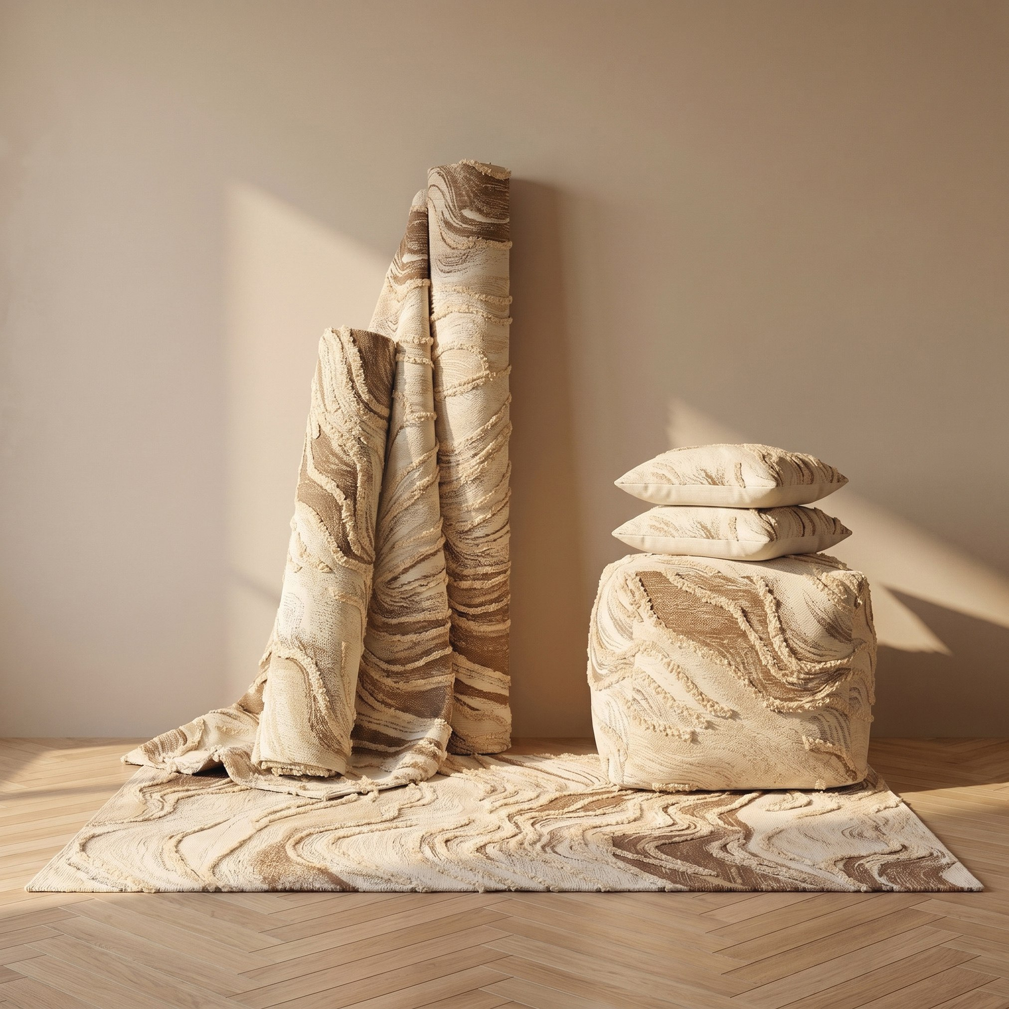 وسائد محشوة كثيفة قطعتين ويفي من آيزل - 50x50 سم-hbxlivingroom-furnishings-cushionsandcovers-filledcushions-image-4