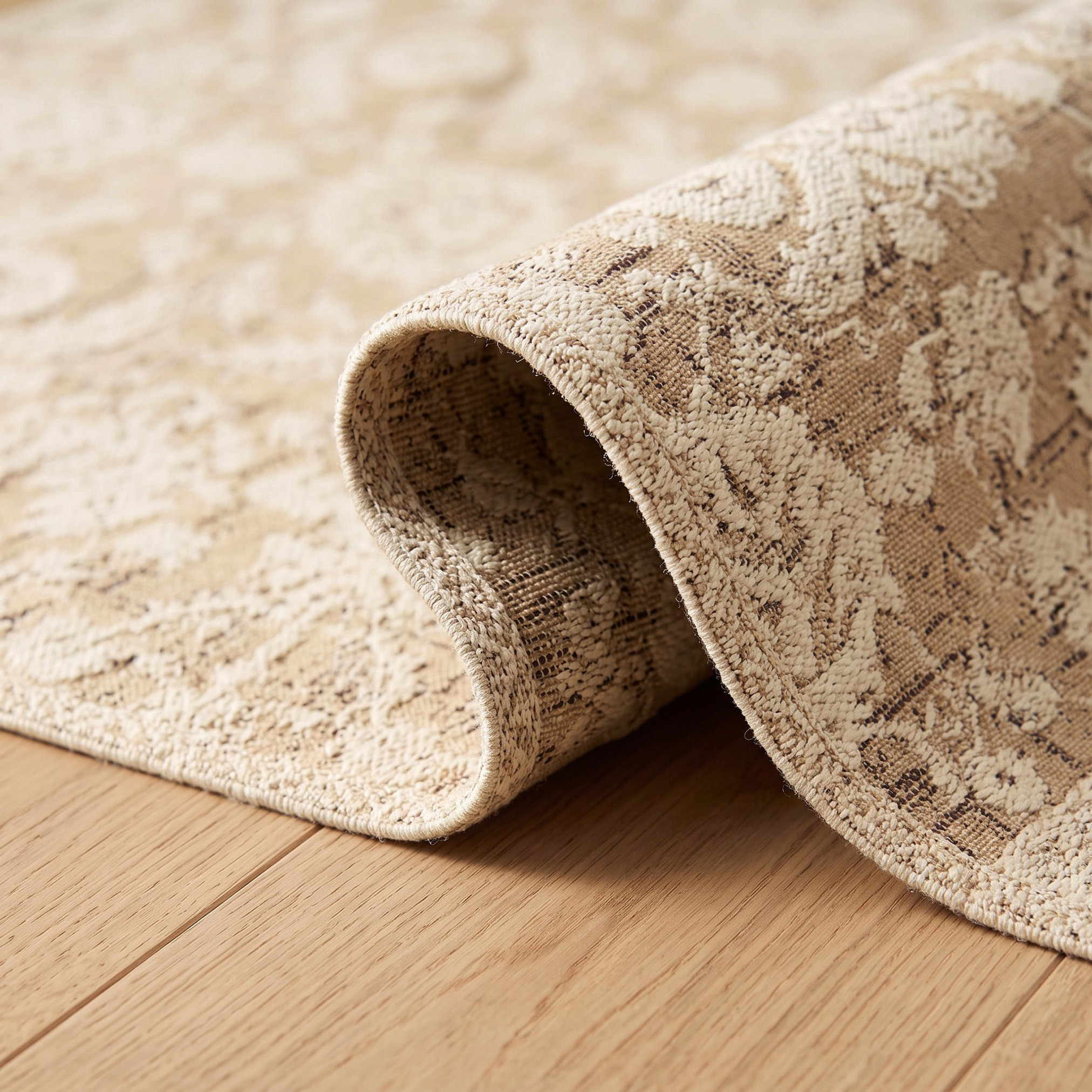 سجادة دوري جاكار بنقوش أزهار مانعة للانزلاق من أيزل - 60x90 سم-hbxdecorandfurnishings-floorcoverings-rugs-image-2