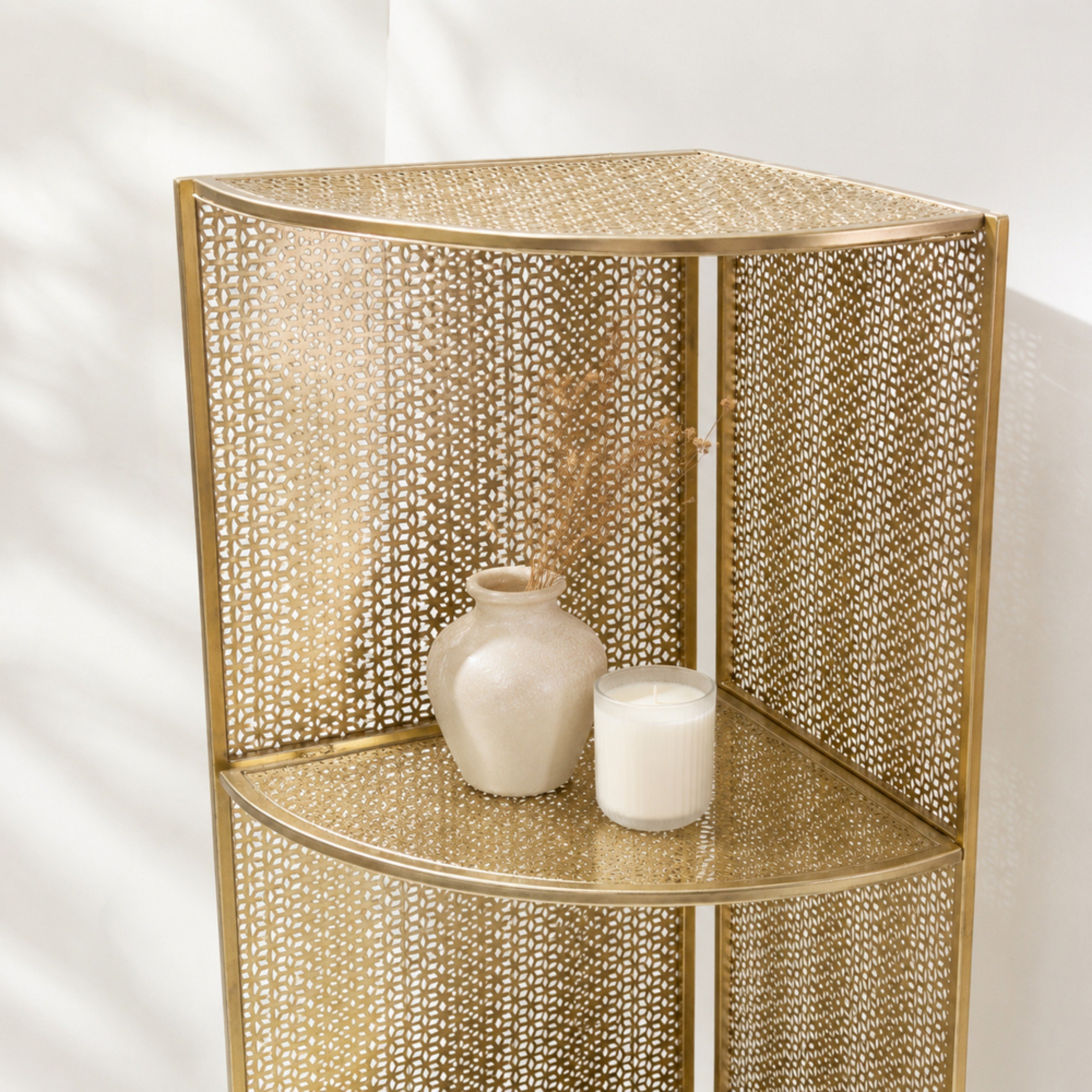 Vivian 4-Tier Corner Storage Rack - 35x35x117 cm-hbxbedroom-bedroomaccessories-bedroomstorage-image-2