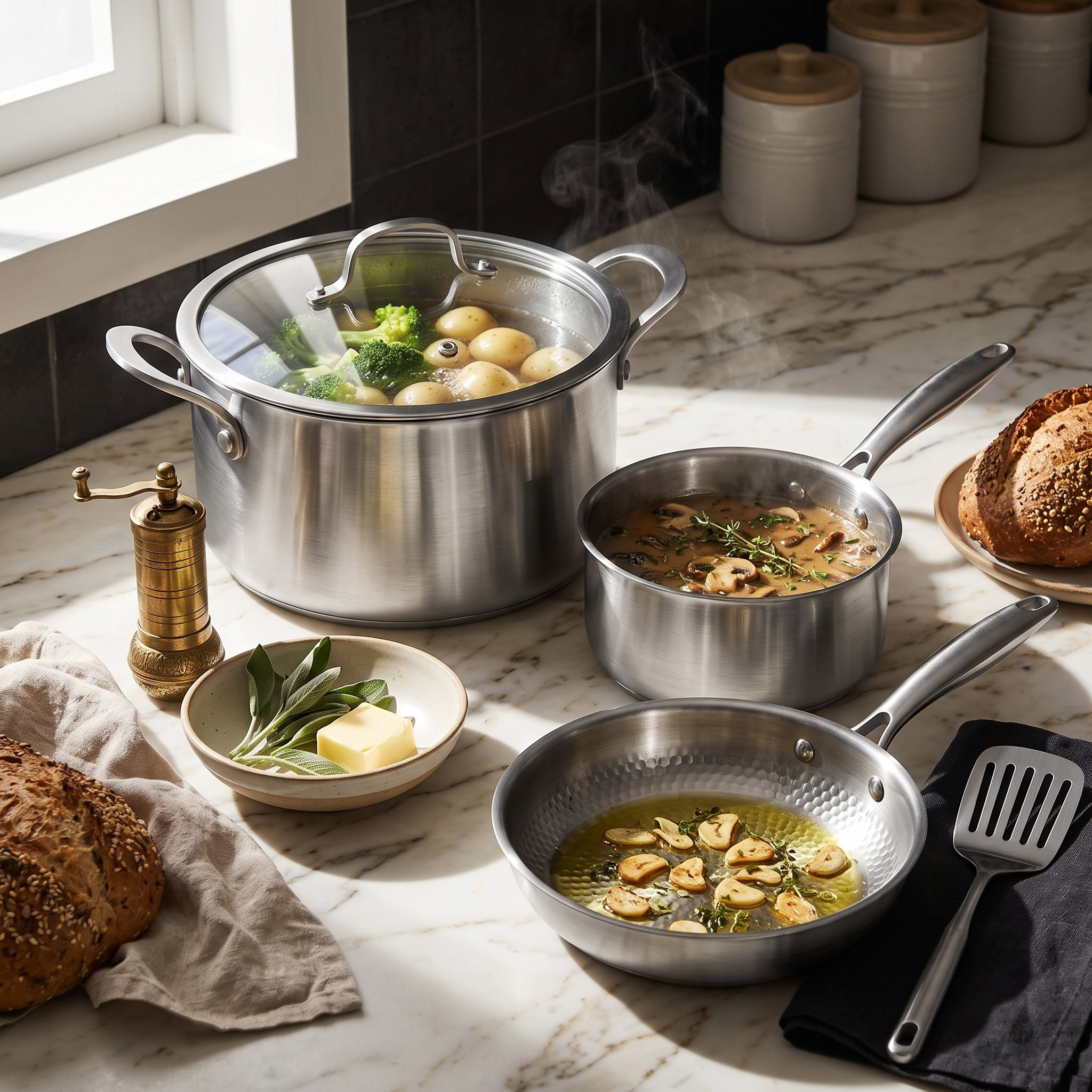 Covara 7-Piece Stainless Steel Tri Ply Cookware Set-hbxkitchen-kitchenware-foodpreparation-image-4