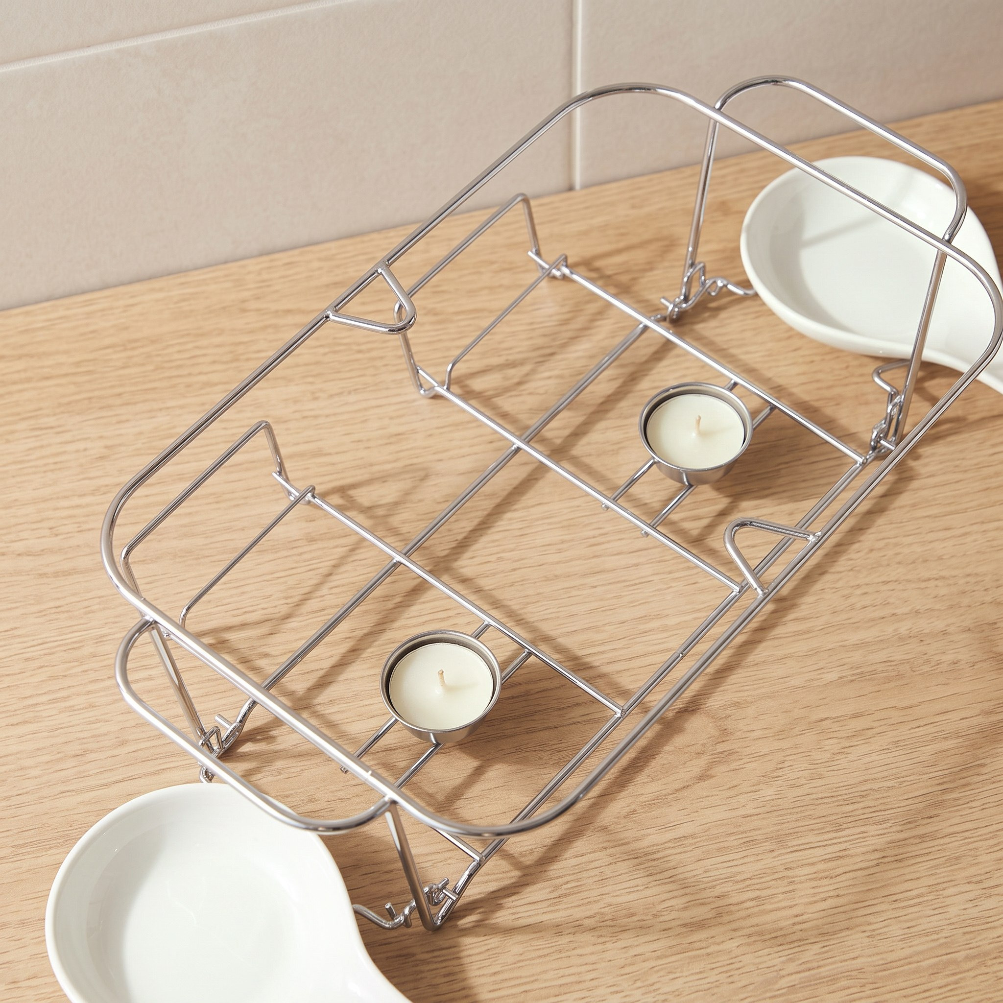 Supreme Twin Food Warmer Set - 1.6 L-hbxdecorandfurnishings-tabletop-serveware-image-3