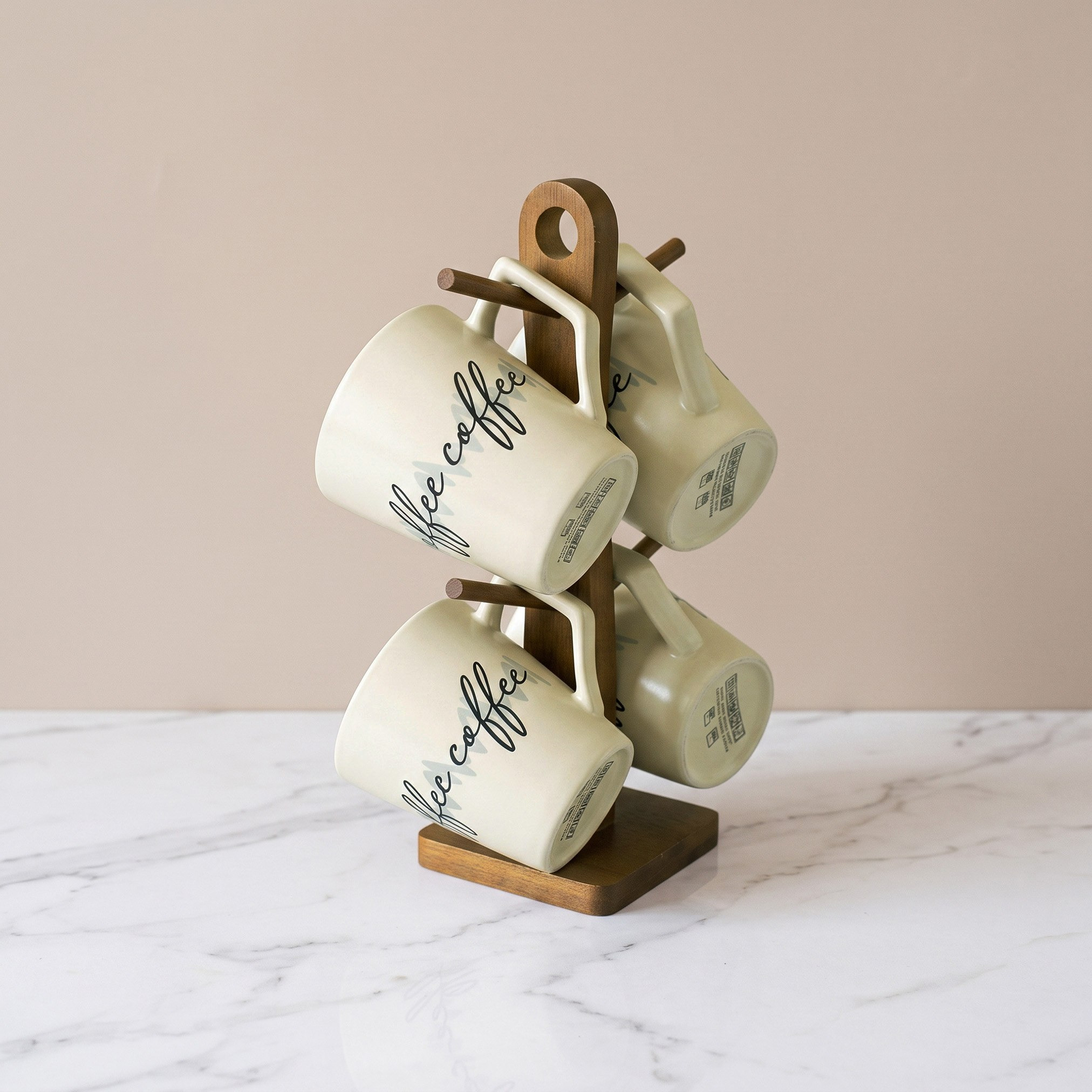 Wordscape 4-Piece Mug On Stand Set - 200 ml-PROMO_HB_SA_ALRHAJI_09092026-image-1