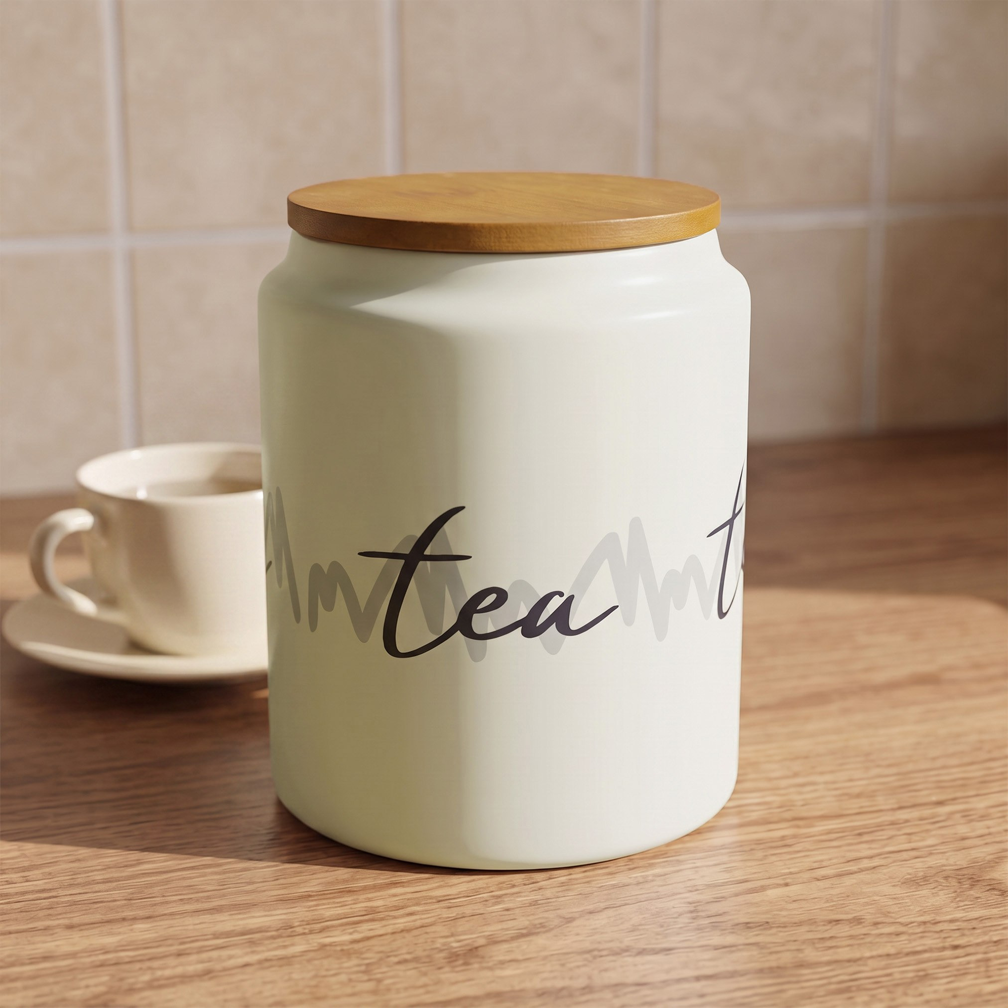 Wordscape Tea Jar - 15 cm-hbxhomeware-kitchenware-containersandjars-image-1