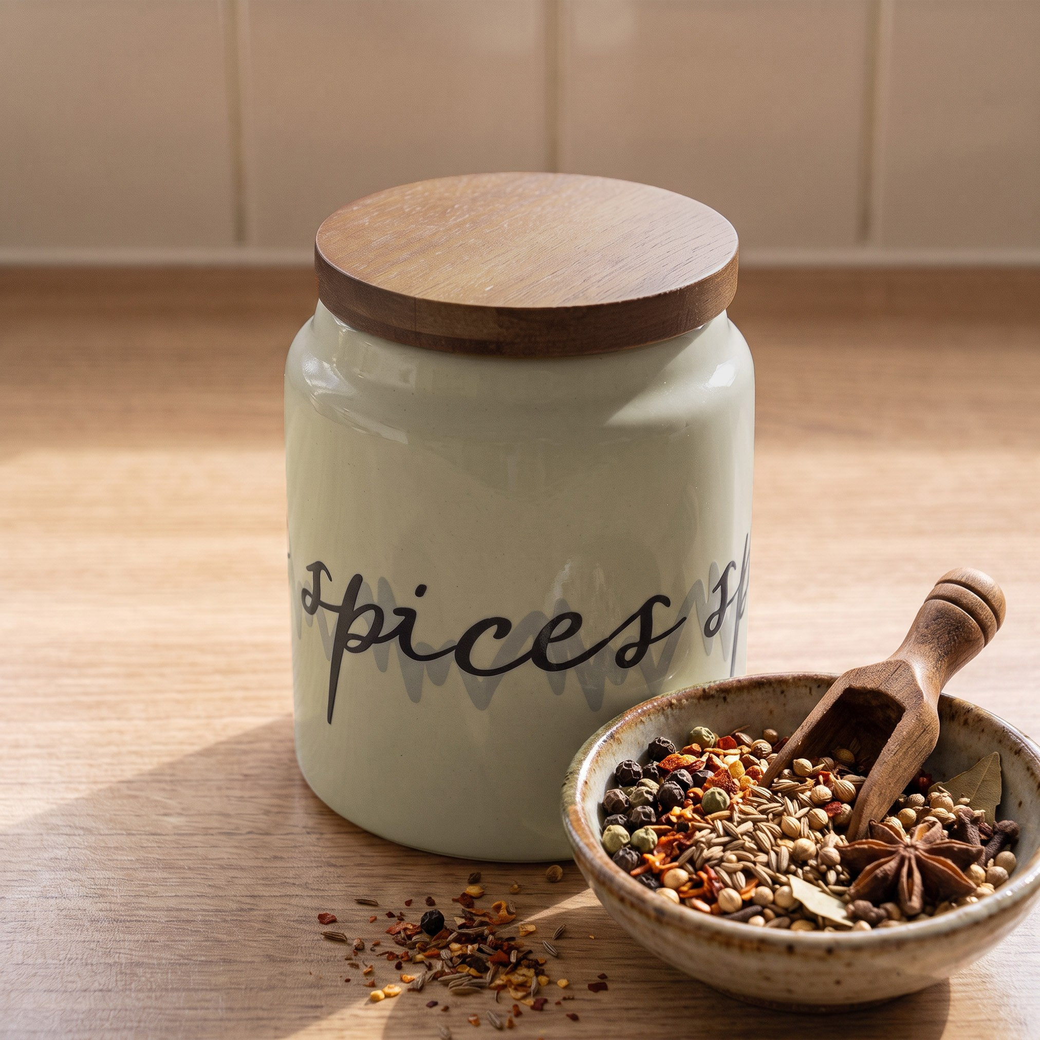 Wordscape Spice Jar - 10 cm-hbxhomeware-kitchenware-containersandjars-image-1