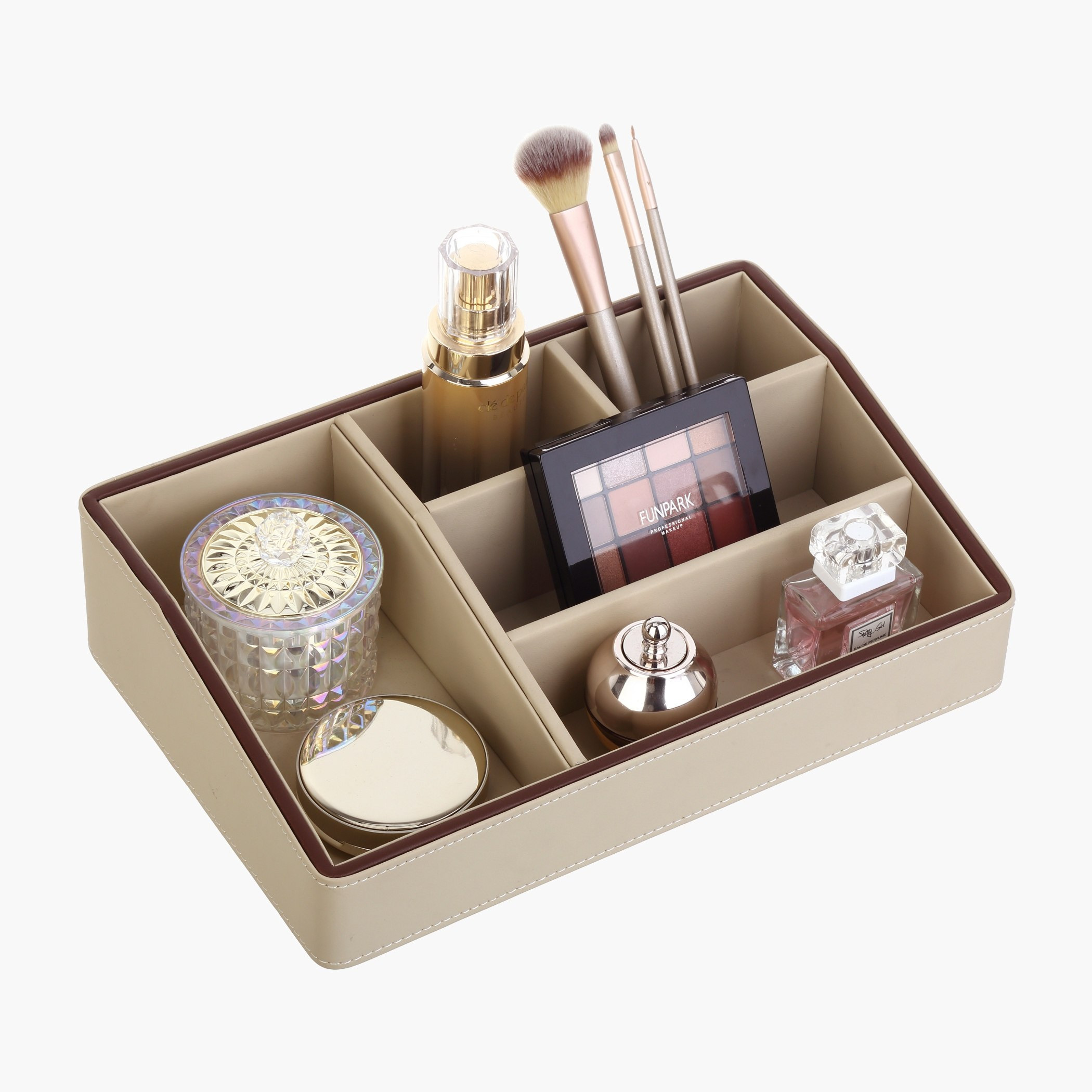 منظم مكياج بـ 5 أقسام من أورا -  32.4x21.5x8.2 سم-hbxhomeware-hbxbedroom-image-2