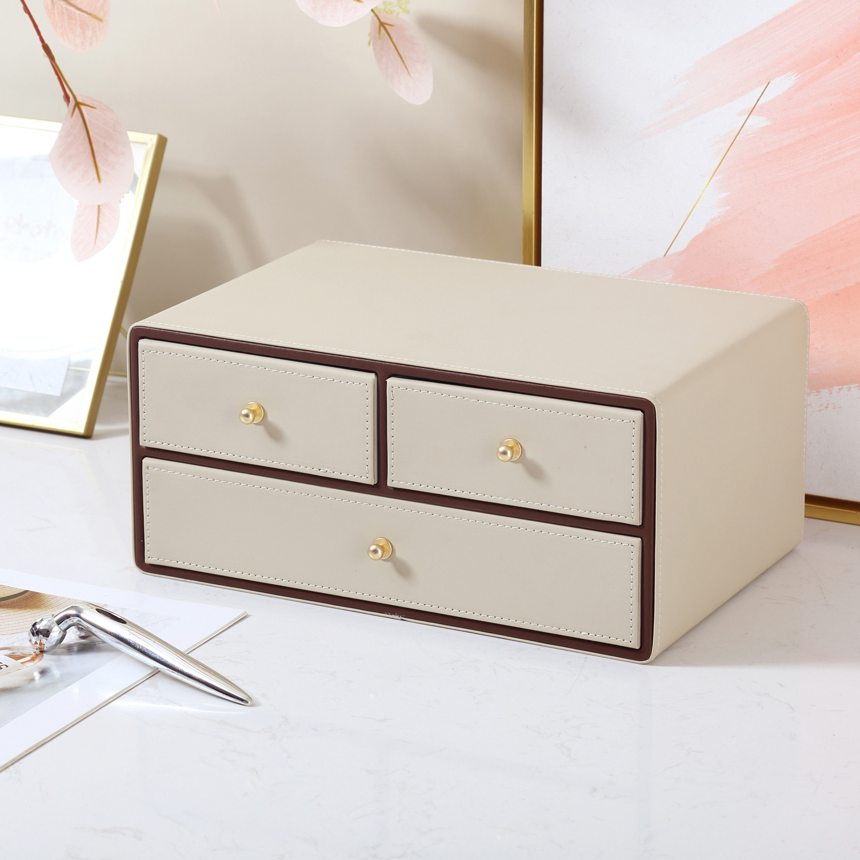 Aura 3-Drawer Box - 32.4x21.5x15 cm-hbxhomeware-hbxbedroom-image-2
