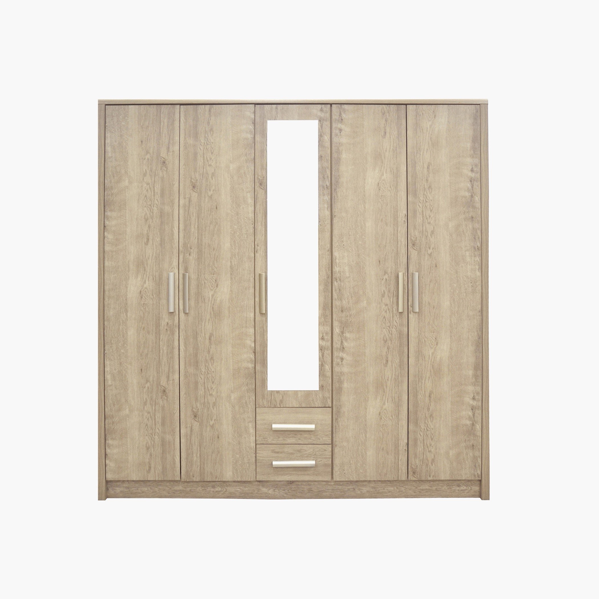 Curvy Nxt 5-Door Wardrobe with 2 Drawers-hbxfurniture-wardrobes-image-8