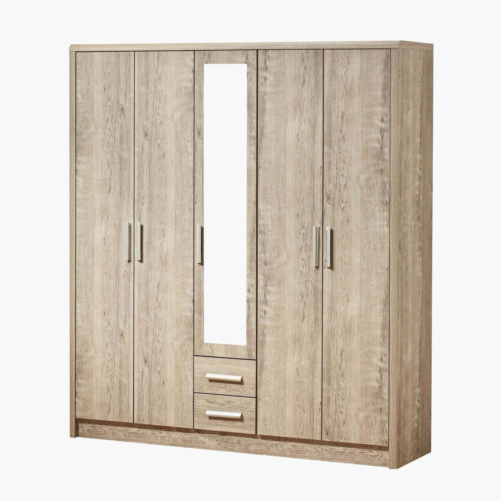 Curvy Nxt 5-Door Wardrobe with 2 Drawers-hbxfurniture-wardrobes-image-7