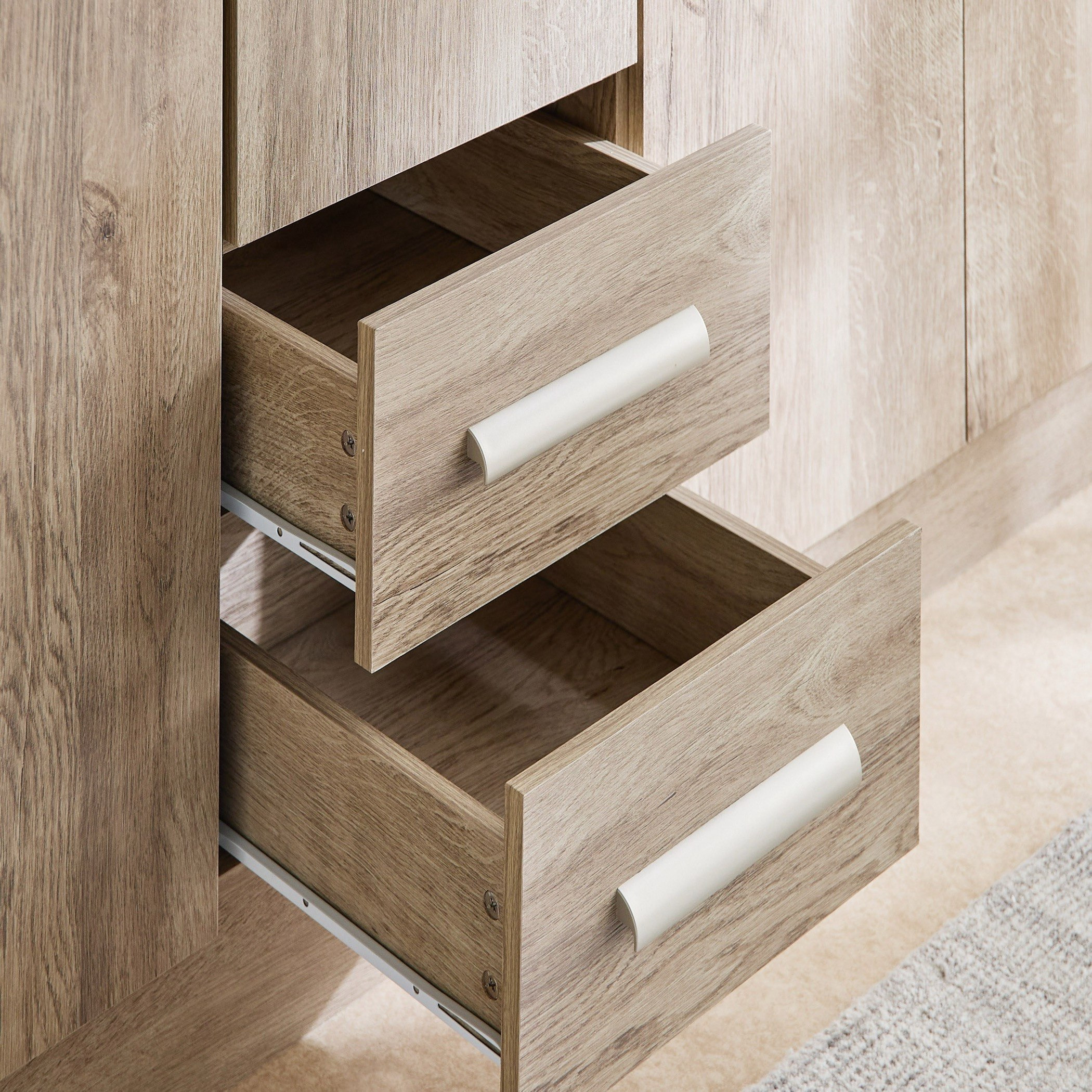 Curvy Nxt 5-Door Wardrobe with 2 Drawers-hbxfurniture-wardrobes-image-5