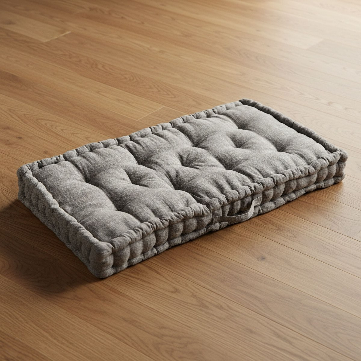 Austin Chambray Floor Cushion - 50x100x10 cm-hbxhomeware-hbxdecorandfurnishings-image-1