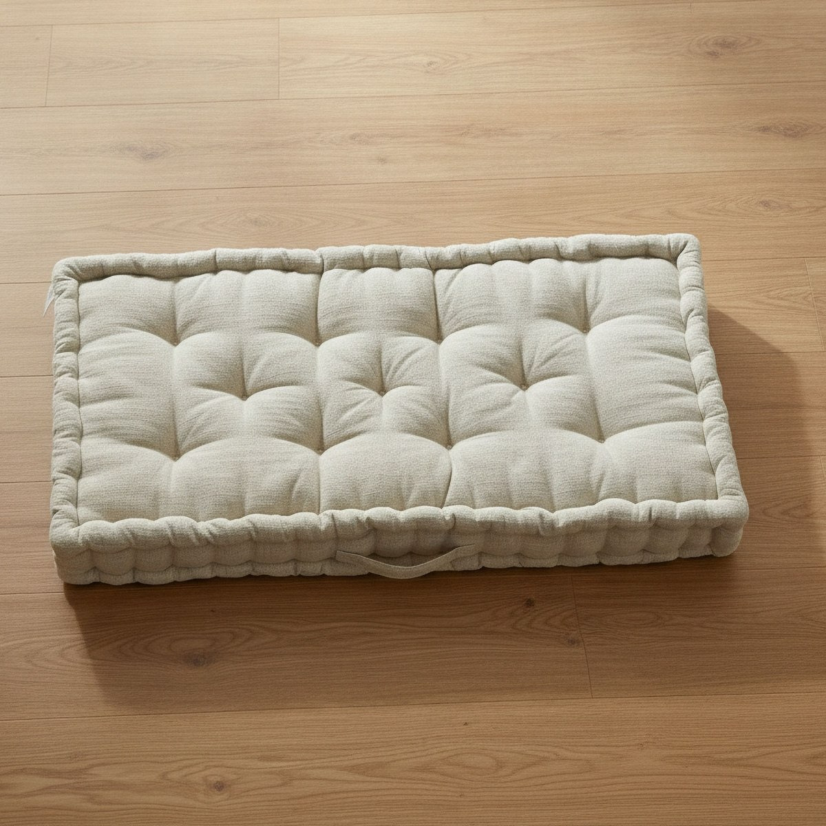 Austin Chambray Floor Cushion - 50x100x10 cm-hbxhomeware-hbxdecorandfurnishings-image-2