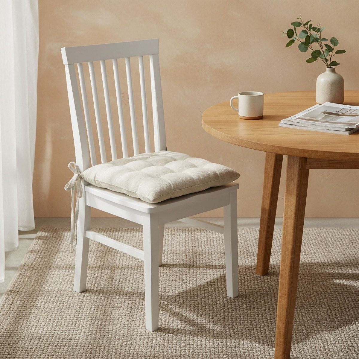 Austin Chambray Chair Pad - 40x40 cm-hbxbedroom-bedding-cushionsandcovers-chairpads-image-4