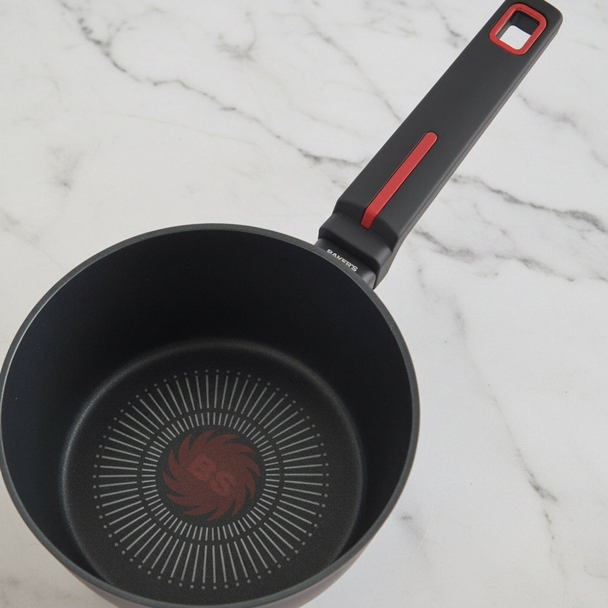 Bakers Secret Red Dot Forged Sauce Pan Without Lid - 18 cm-hbxkitchen-cookware-image-2