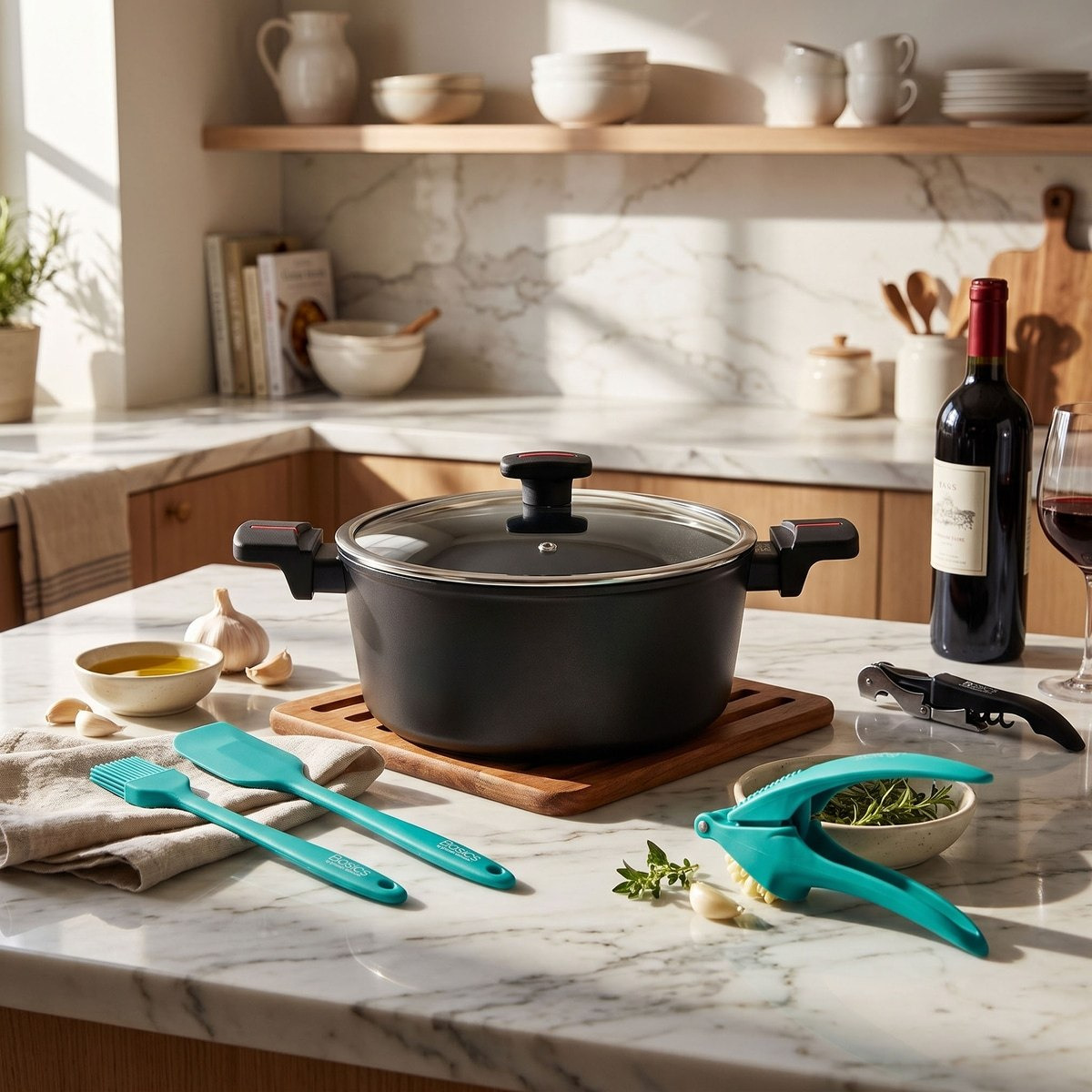 هراسة ثوم من بيكرز سيكريت - 19 سم-hbxkitchen-kitchenware-kitchenaccessories-image-4