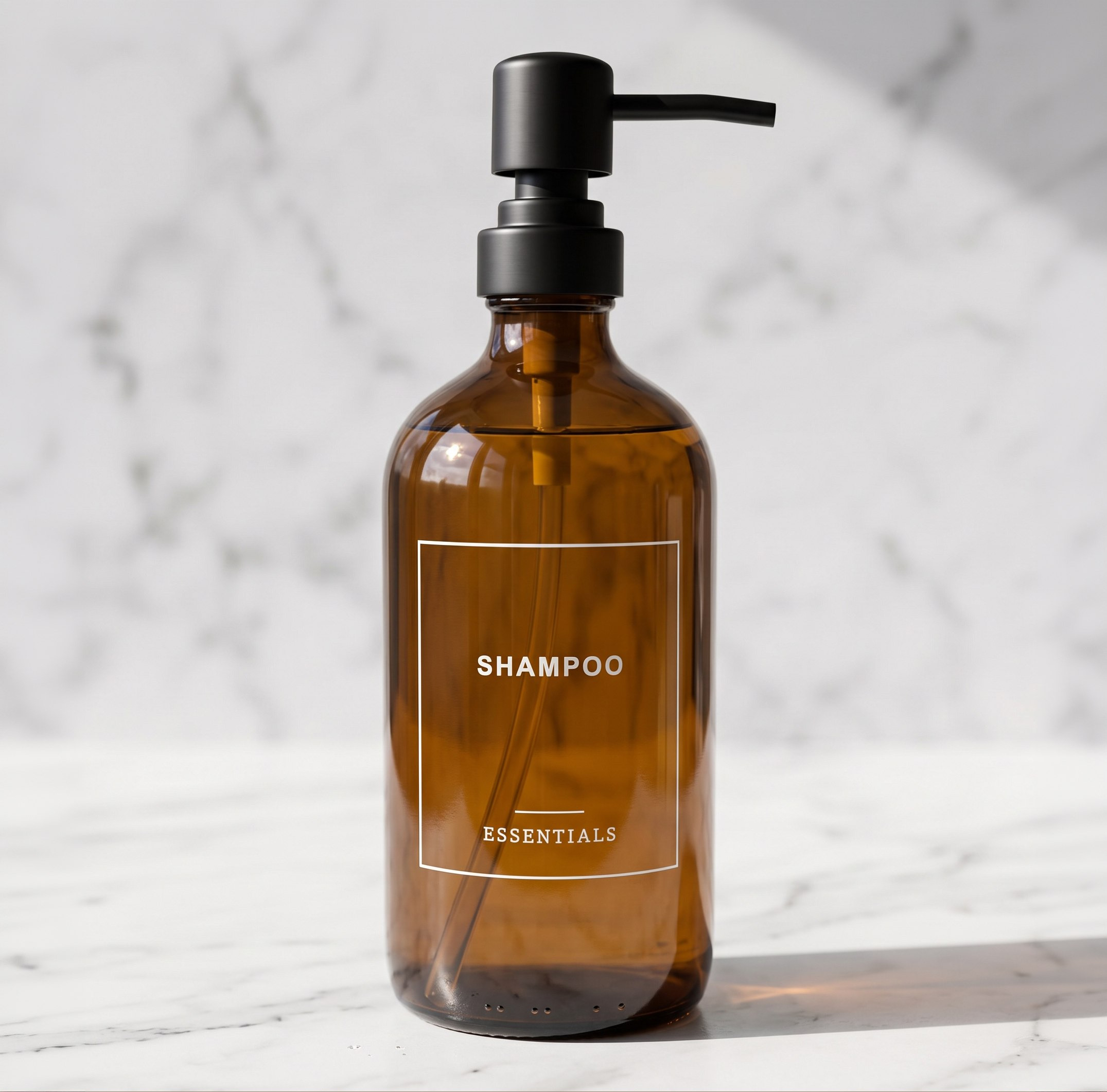 Elite Shampoo Dispenser - 500 ml-hbxdecorandfurnishings-bathroomaccessories-bathroomsets-image-1