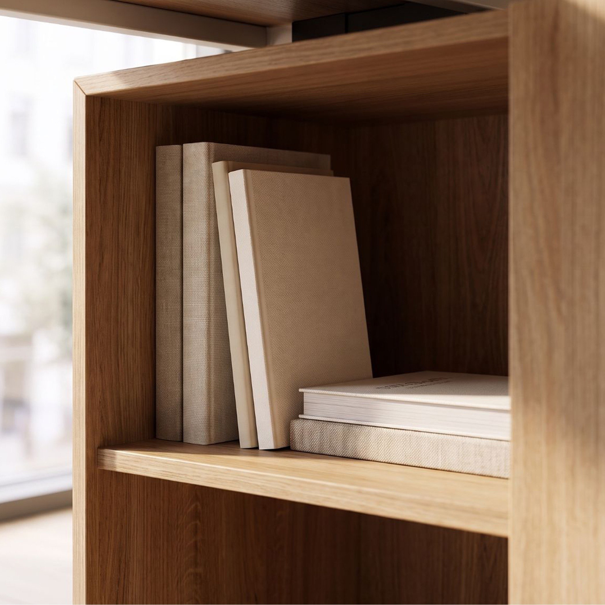Rome Convertible 2-Door Corner Desk with Open Shelf-hbxfurniture-office-desks-image-3