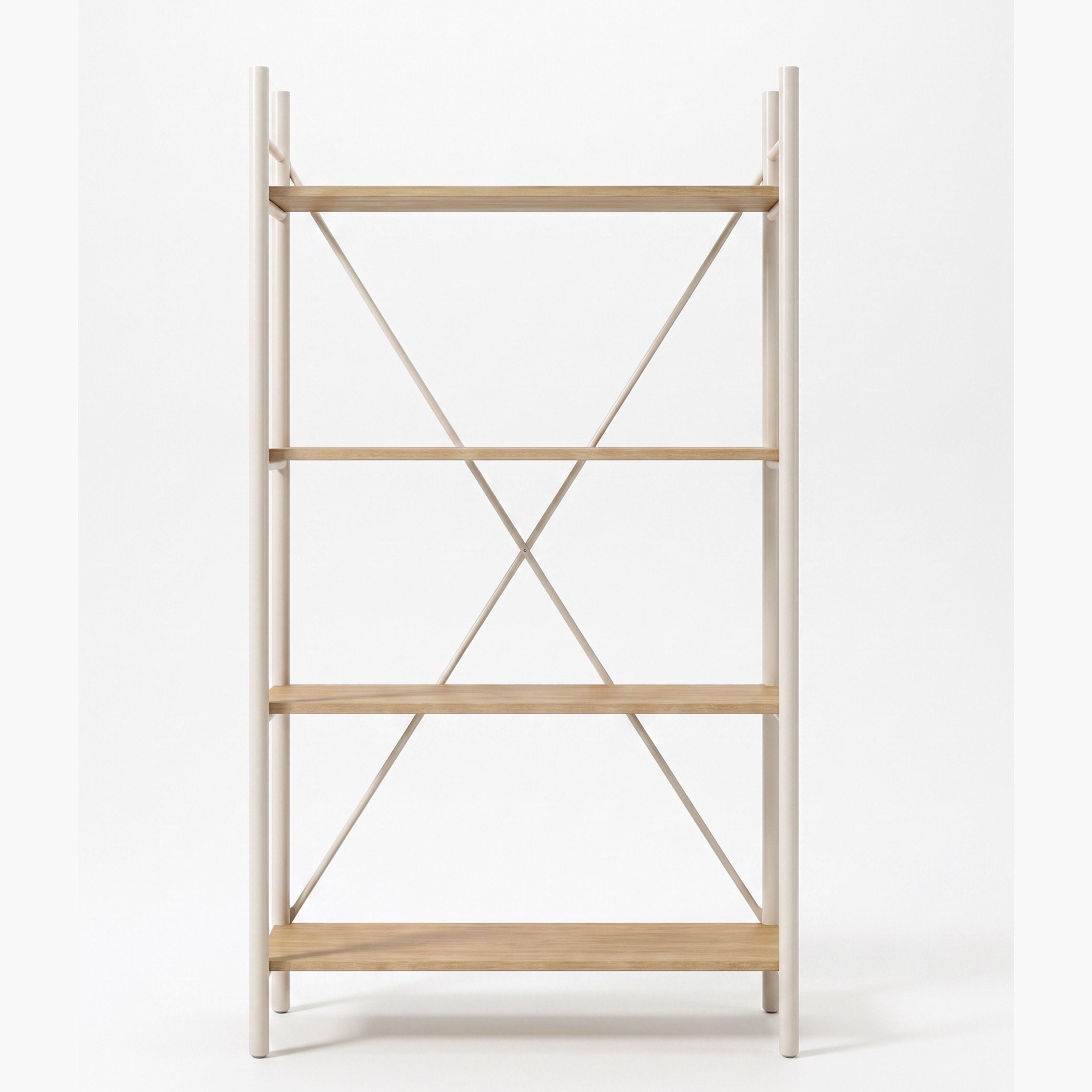 Rome 4-Tier Bookcase-hbxfurniture-office-bookcases-image-3