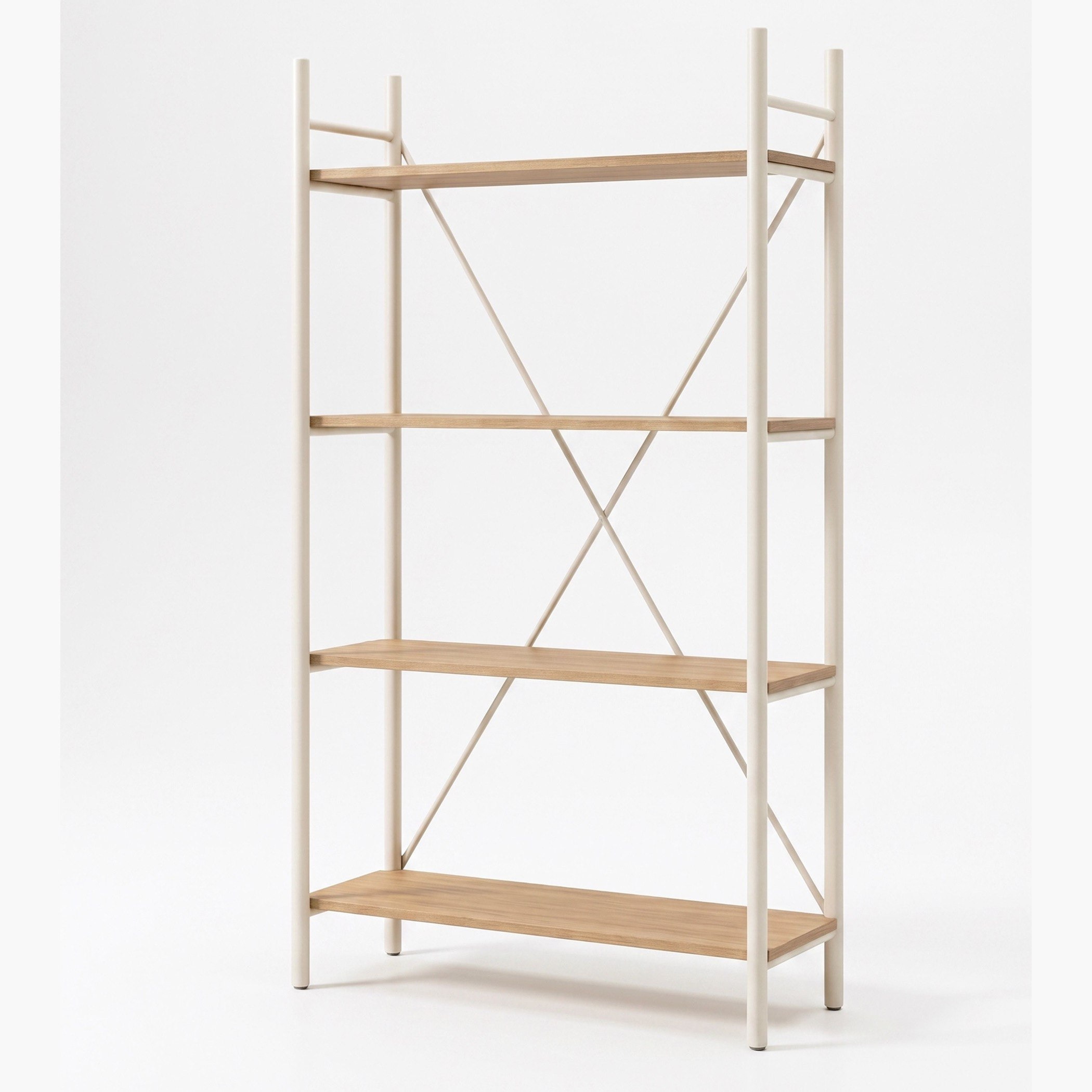 Rome 4-Tier Bookcase-hbxfurniture-office-bookcases-image-4