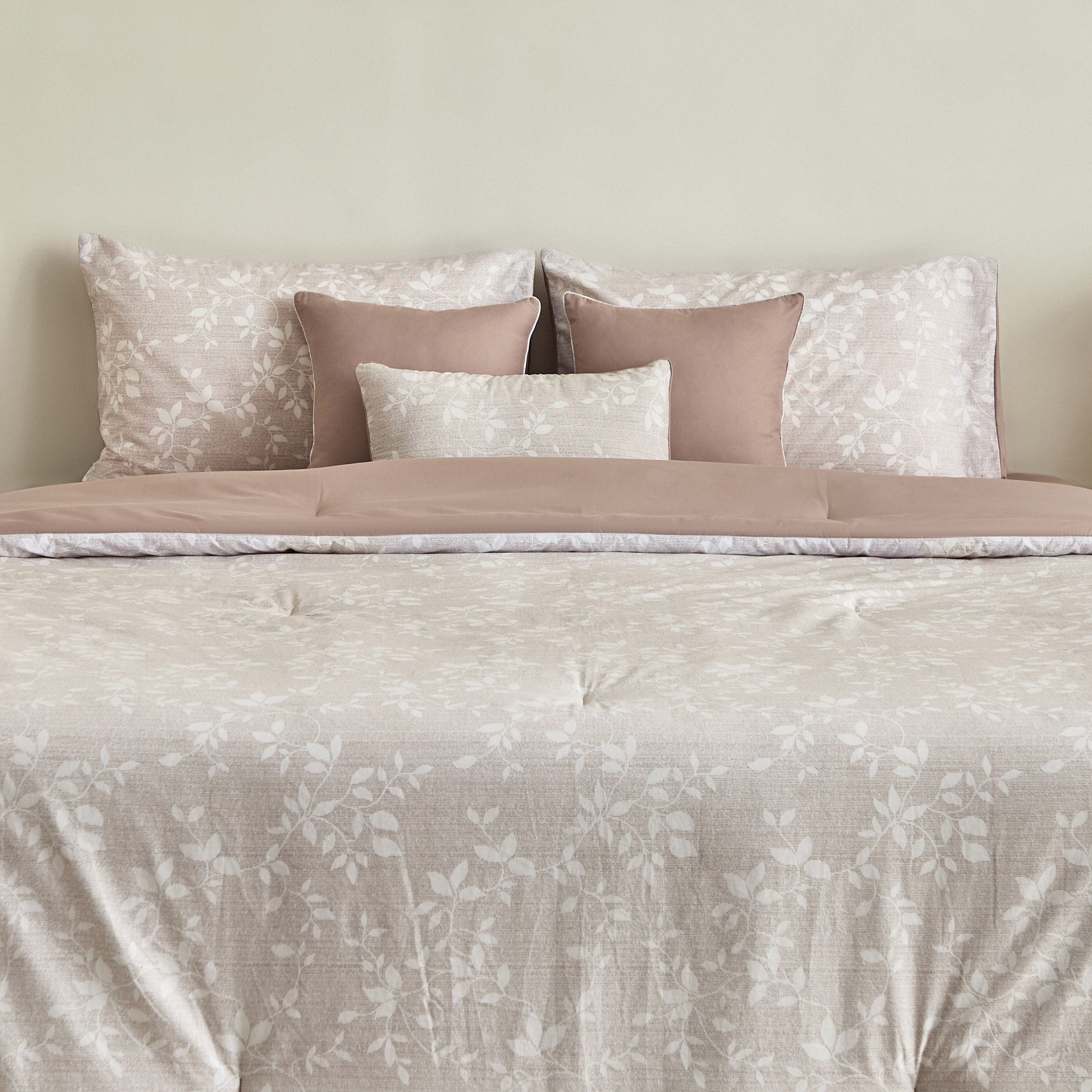 Madison Violetta 5-Piece Cotton Printed Super King Comforter Set - 240x240 cm-hbxhomeware-hbxbedroom-image-3