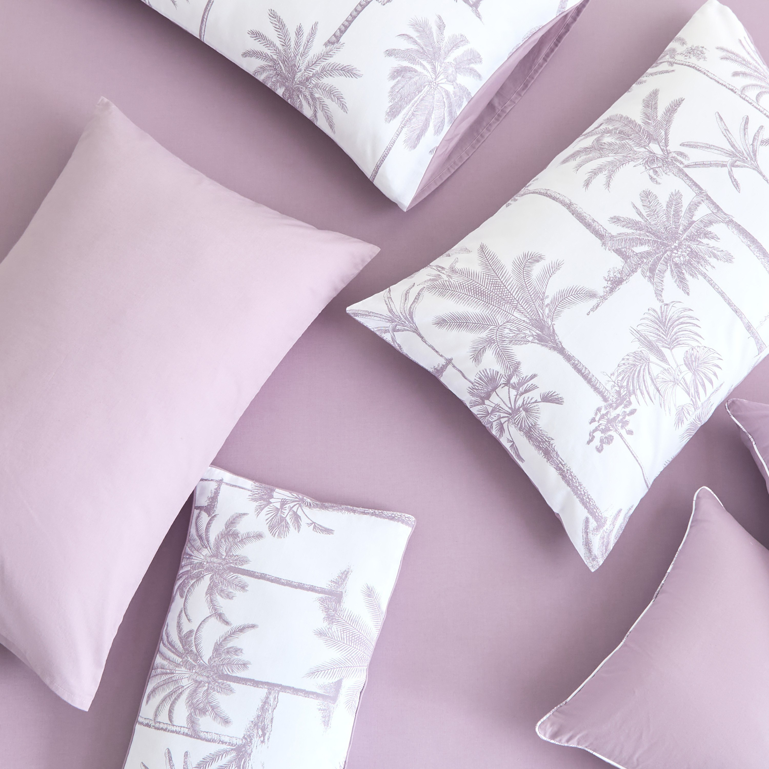 Madison 5-Piece Palm Forest Cotton Printed Super King Comforter Set - 240x240 cm-hbxhomeware-hbxbedroom-image-5