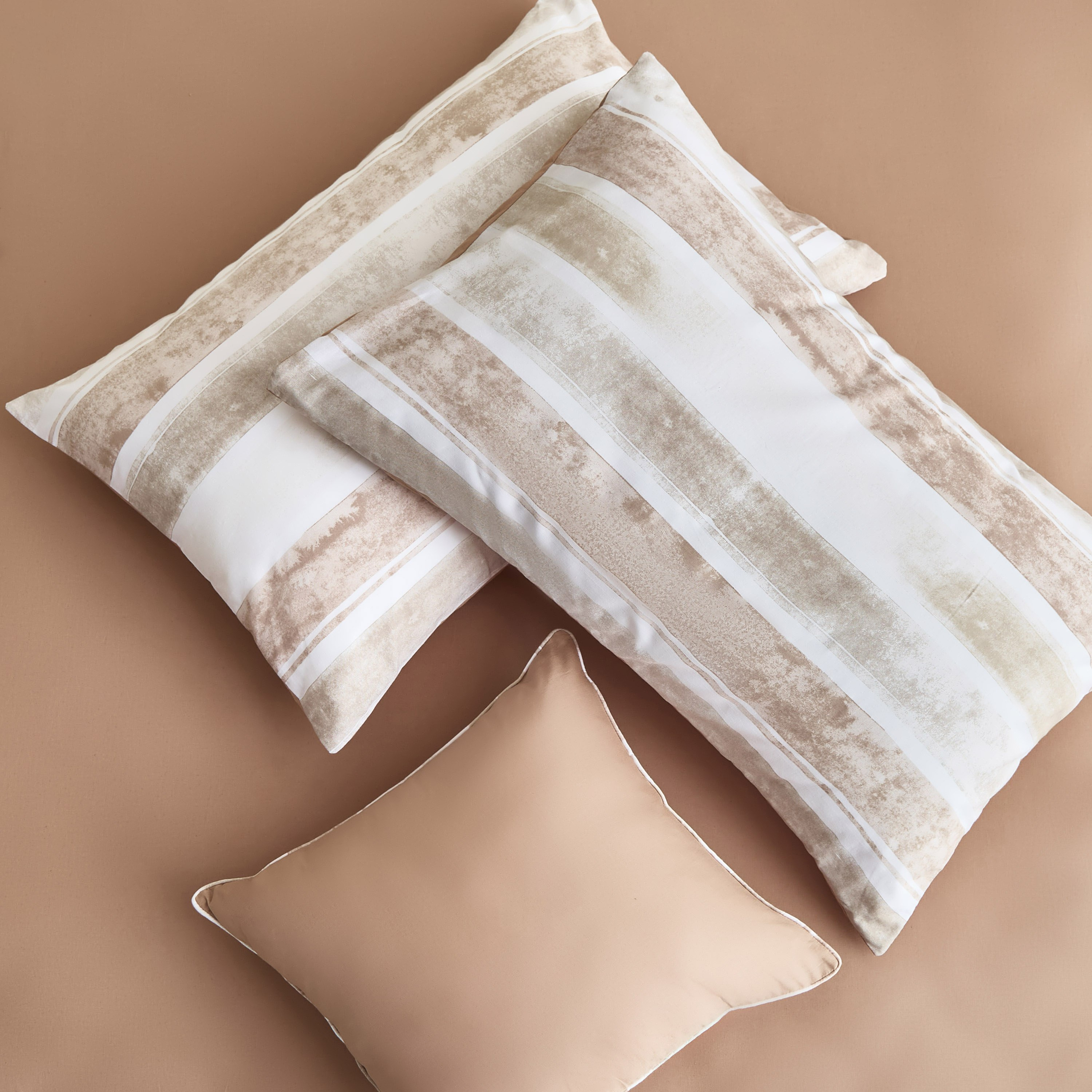 Valencia Mirage Stripe BIAB Printed 5-Piece Cotton Twin Comforter Set - 160x220 cm-hbxhomeware-hbxbedroom-image-5