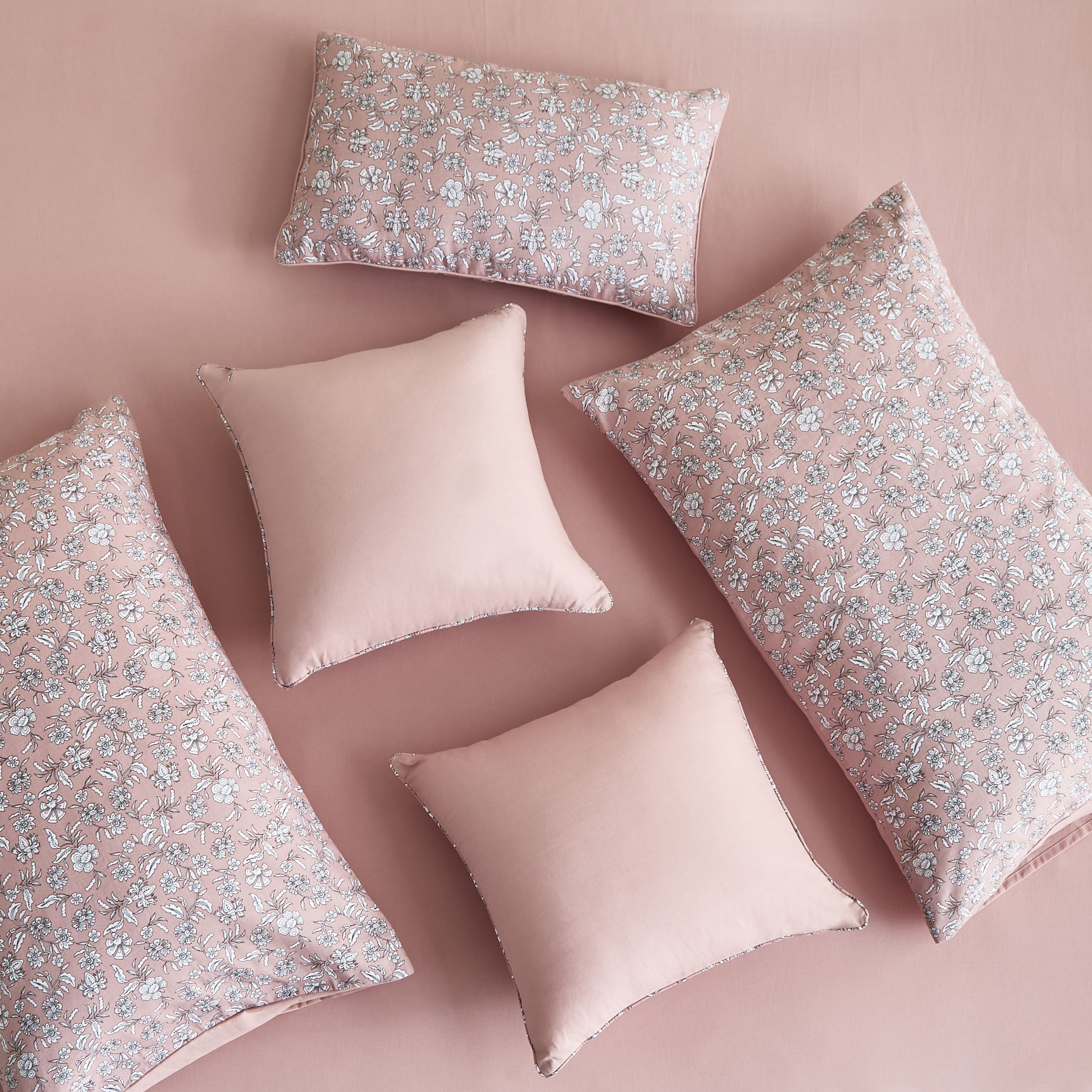 Valencia 7-Piece Block Flora BIAB Printed Cotton King Comforter Set - 220x240 cm-hbxhomeware-hbxbedroom-image-5
