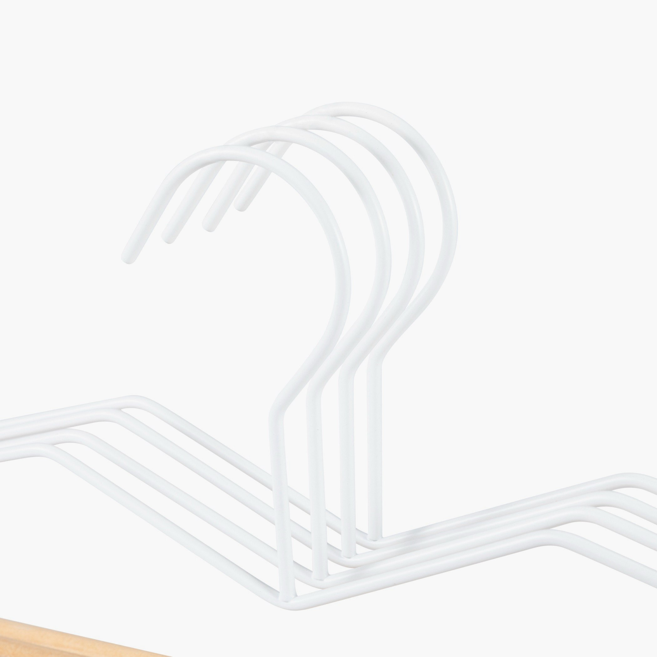 Jazz Metal and Wood Space Saving Hanger - Set of 4-hbxbedroom-bedroomaccessories-hangers-image-3