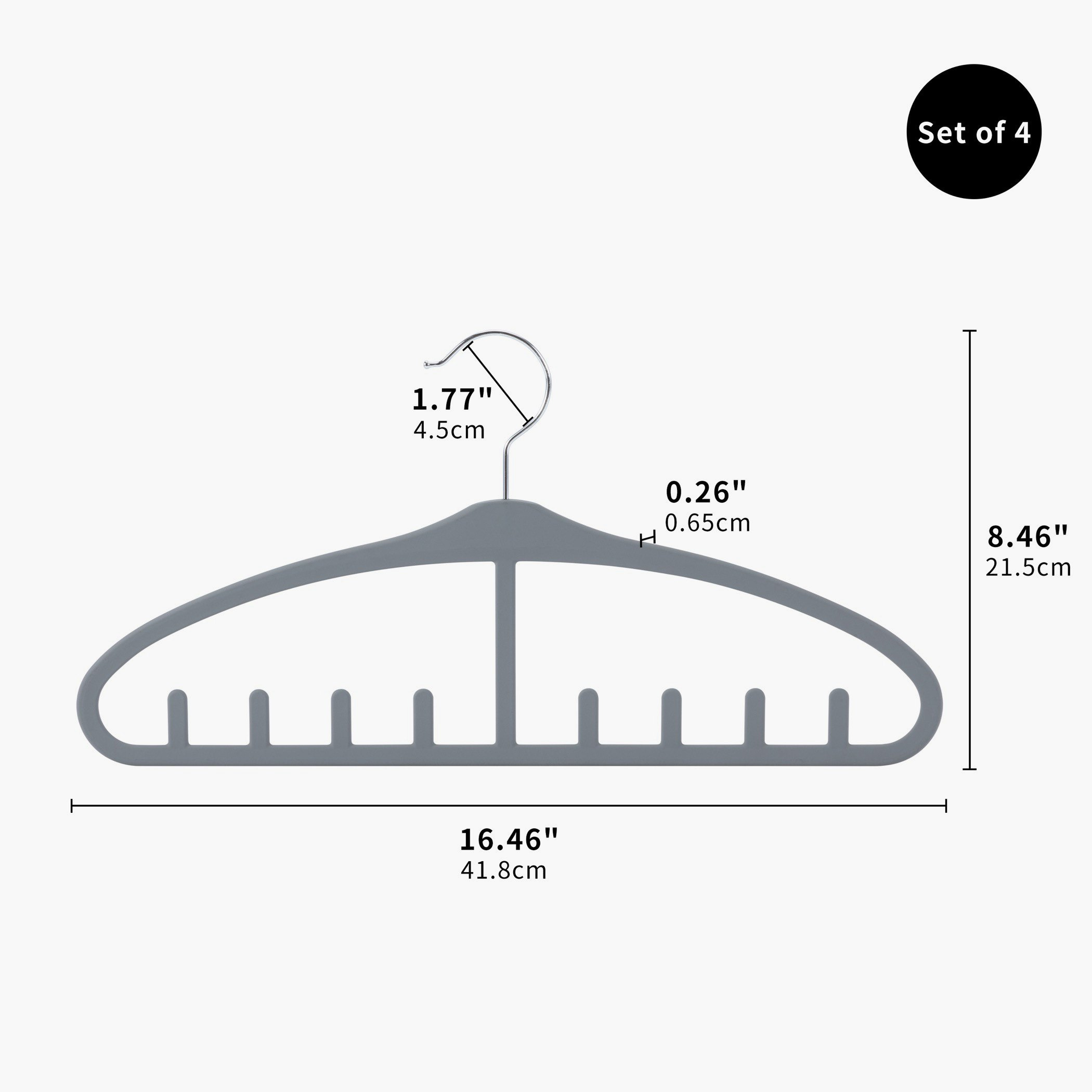 Noah Soft Multi Slot Hanger - Set of 4-hbxbedroom-bedroomaccessories-hangers-image-6