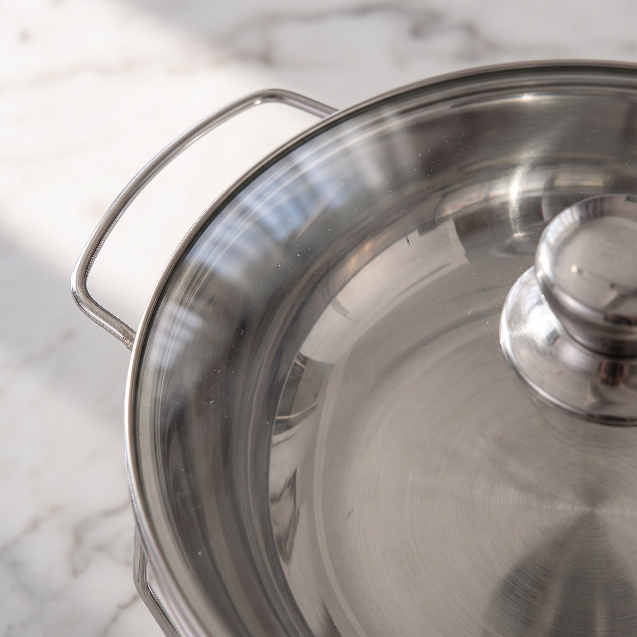 Wellshine Food Warmer Dish with Glass Lid - 4.5 L-hbxdecorandfurnishings-tabletop-serveware-image-3