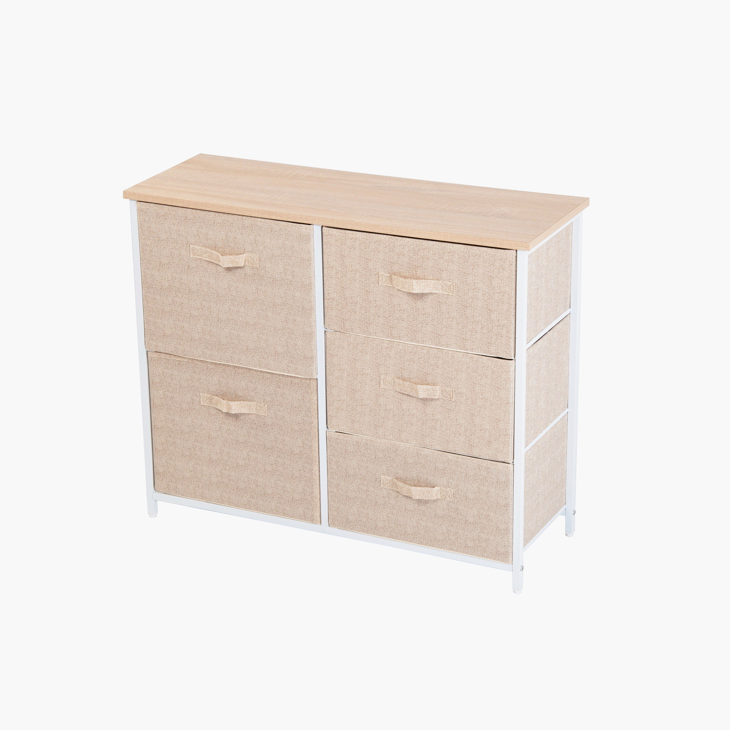وحدة تخزين بـ 5 من كوفارا أمارا - 85x30x70 سم-hbxbedroom-bedroomaccessories-bedroomstorage-image-3