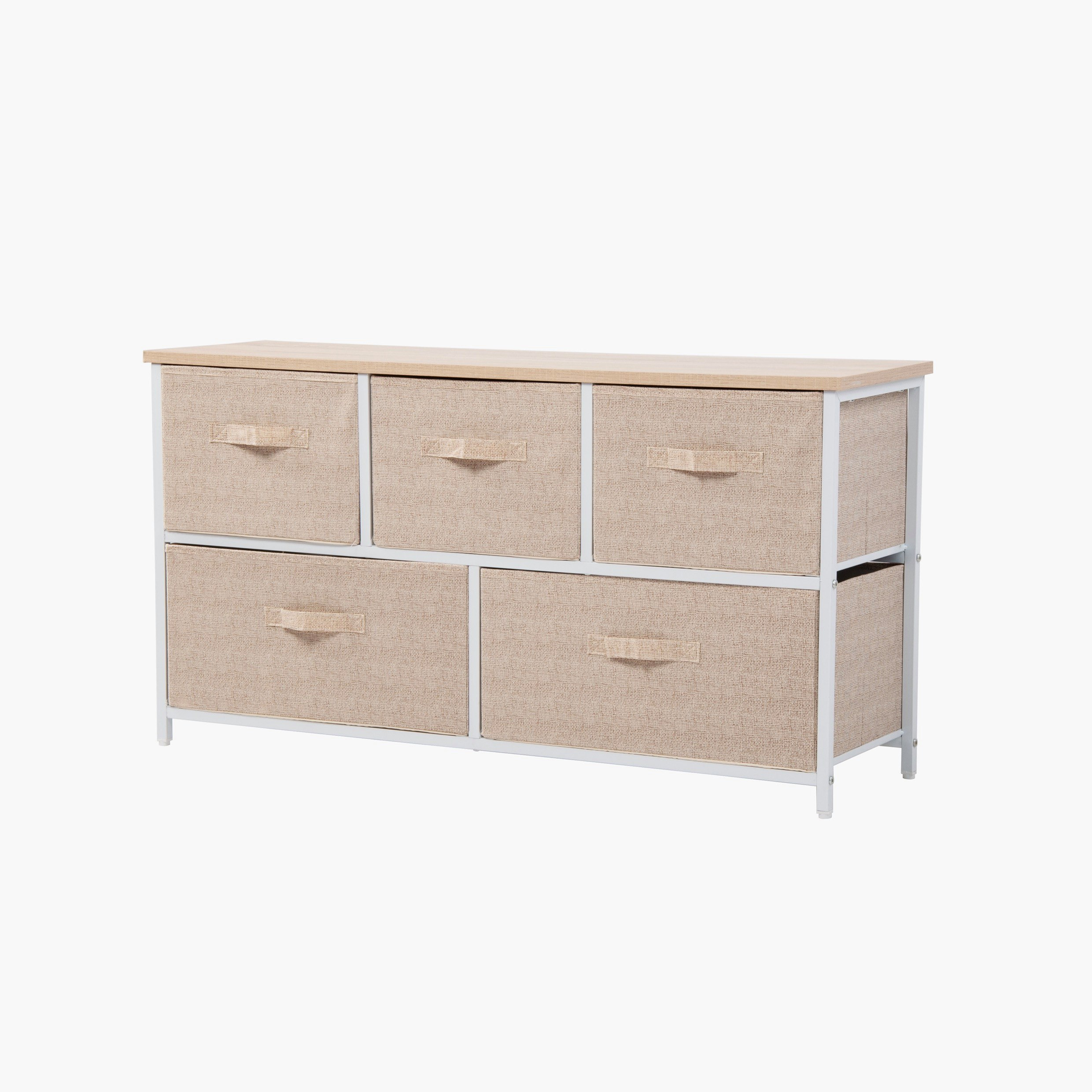 Covara Amara  5-Drawer Storage Shelf - 100x30x55 cm-hbxbedroom-bedroomaccessories-bedroomstorage-image-3