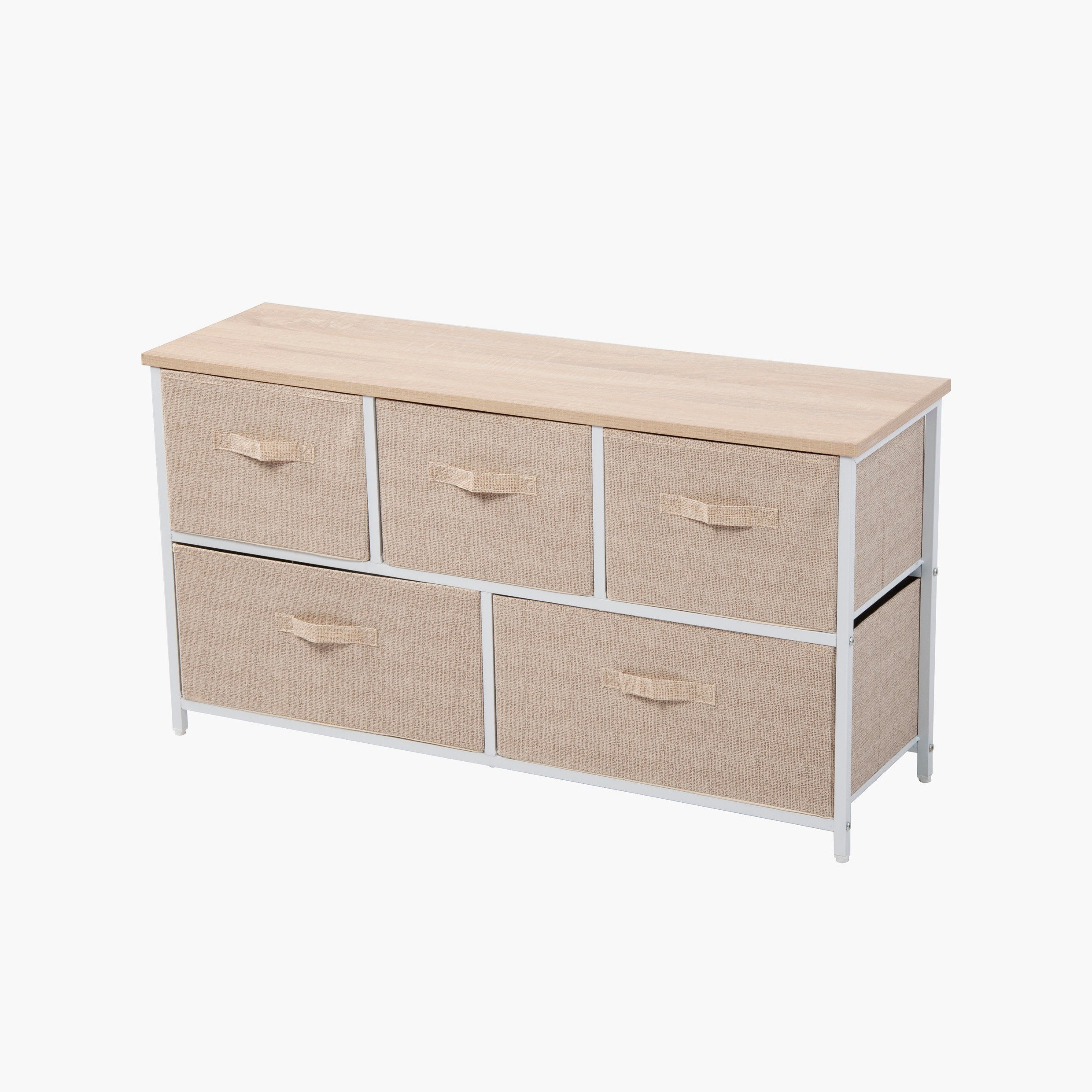 Covara Amara  5-Drawer Storage Shelf - 100x30x55 cm-hbxbedroom-bedroomaccessories-bedroomstorage-image-4