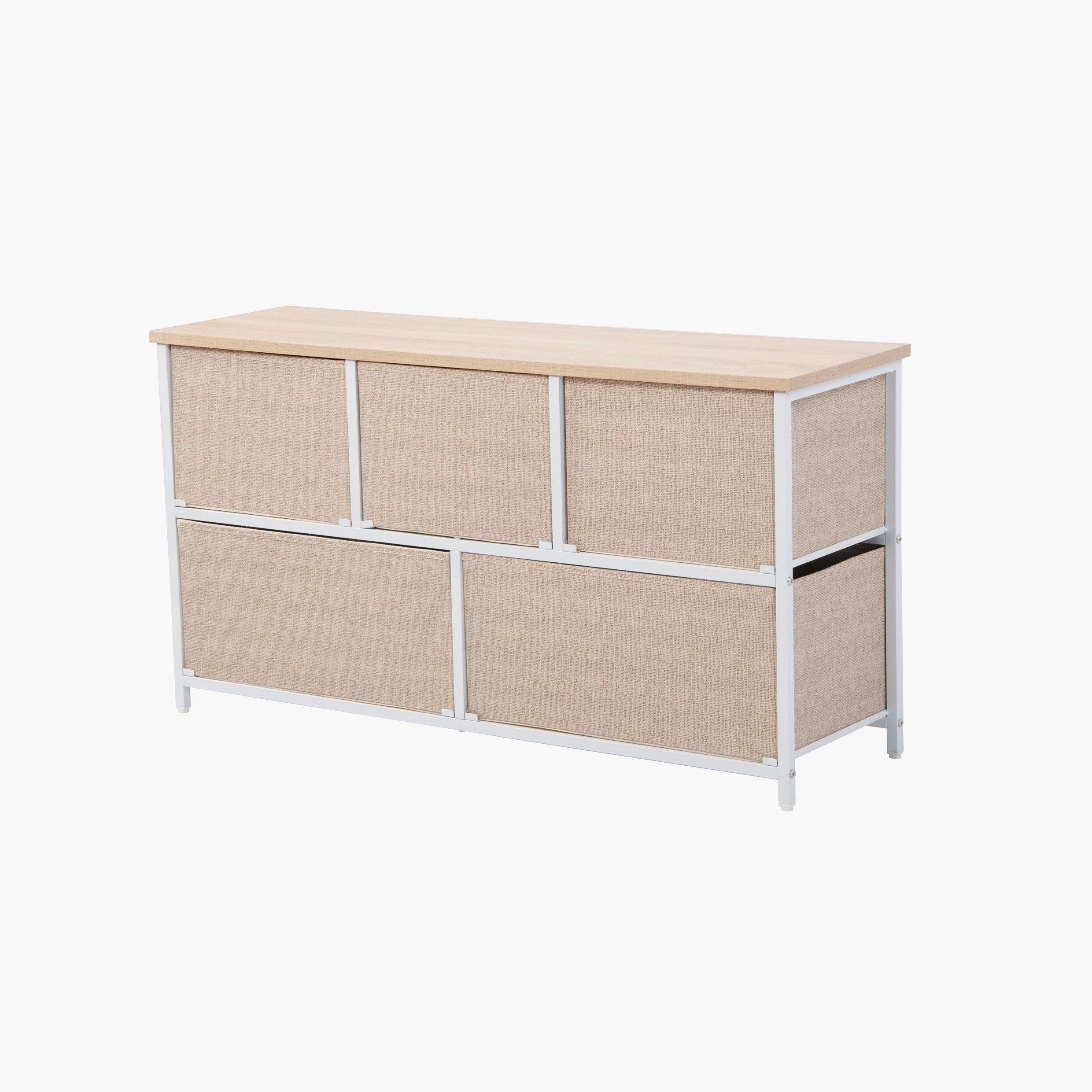 Covara Amara  5-Drawer Storage Shelf - 100x30x55 cm-hbxbedroom-bedroomaccessories-bedroomstorage-image-5