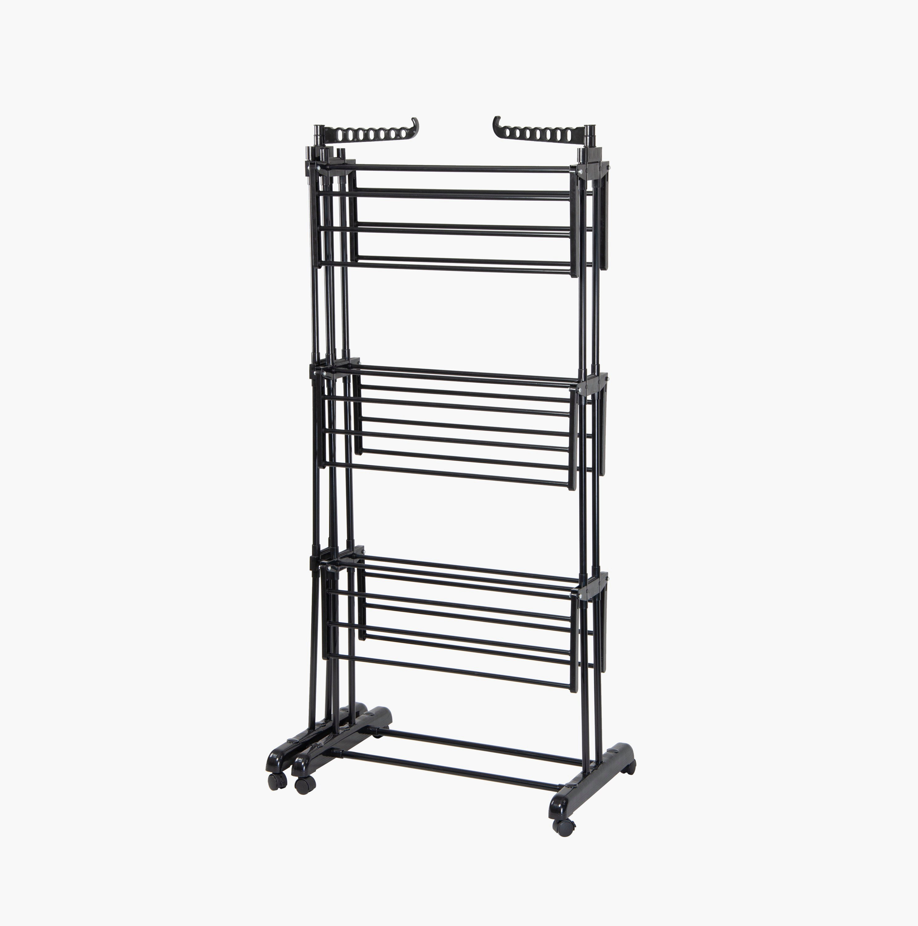 رف تجفيف ملابس قابل للتمدد أمنية من كوفارا - 140x50x170 سم-hbxhomeware-bathandlaundry-clothesdryingracks-image-3