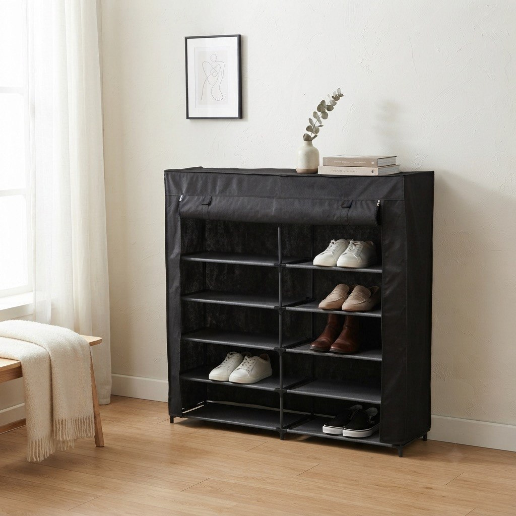 Covara Saga 6-Tier Double Shoe Rack - 115x30x106 cm-PROMO_HB_SA_SETFOR1299_270826-image-1