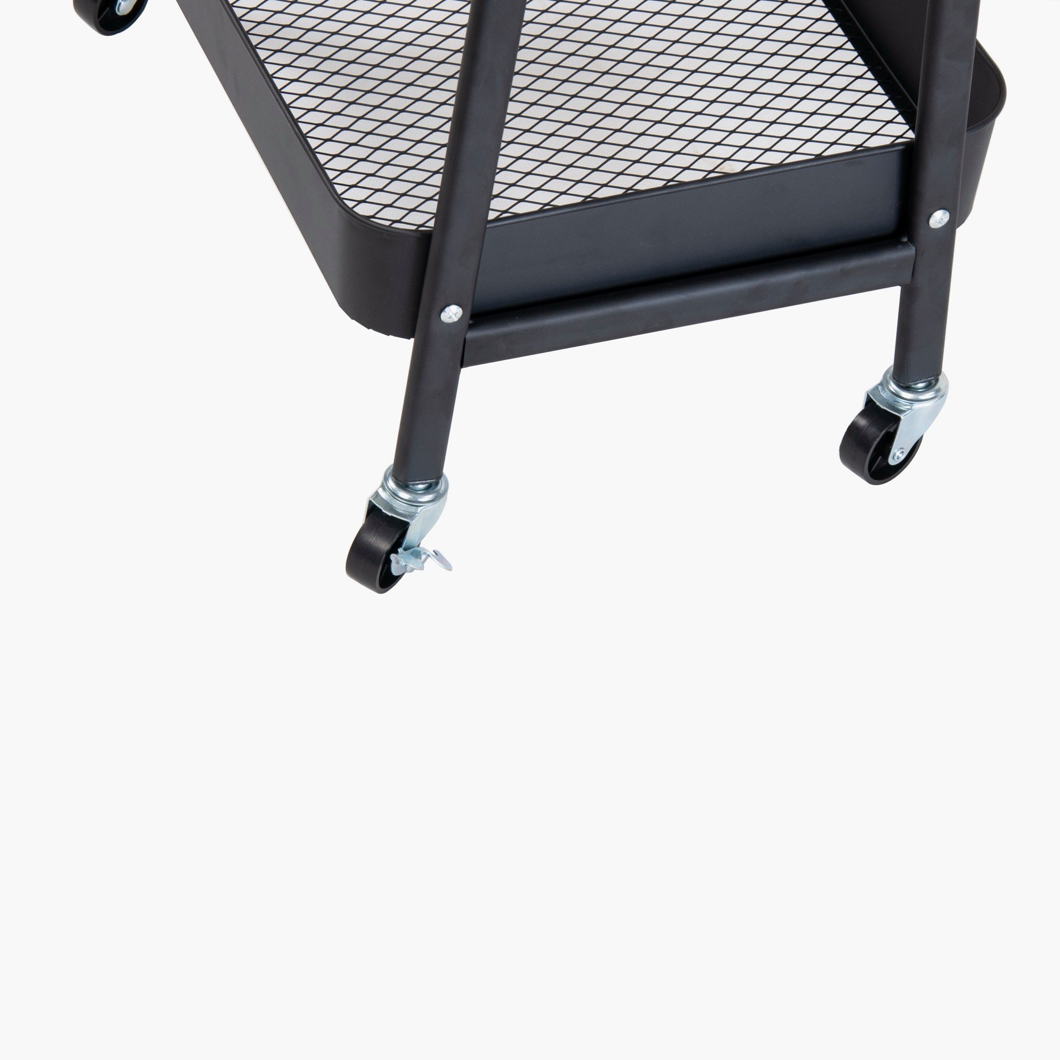 Covara Arctic 3-Tier Multi Utility Trolley - 45x31x78 cm-hbxbedroom-bedroomaccessories-bedroomstorage-image-3