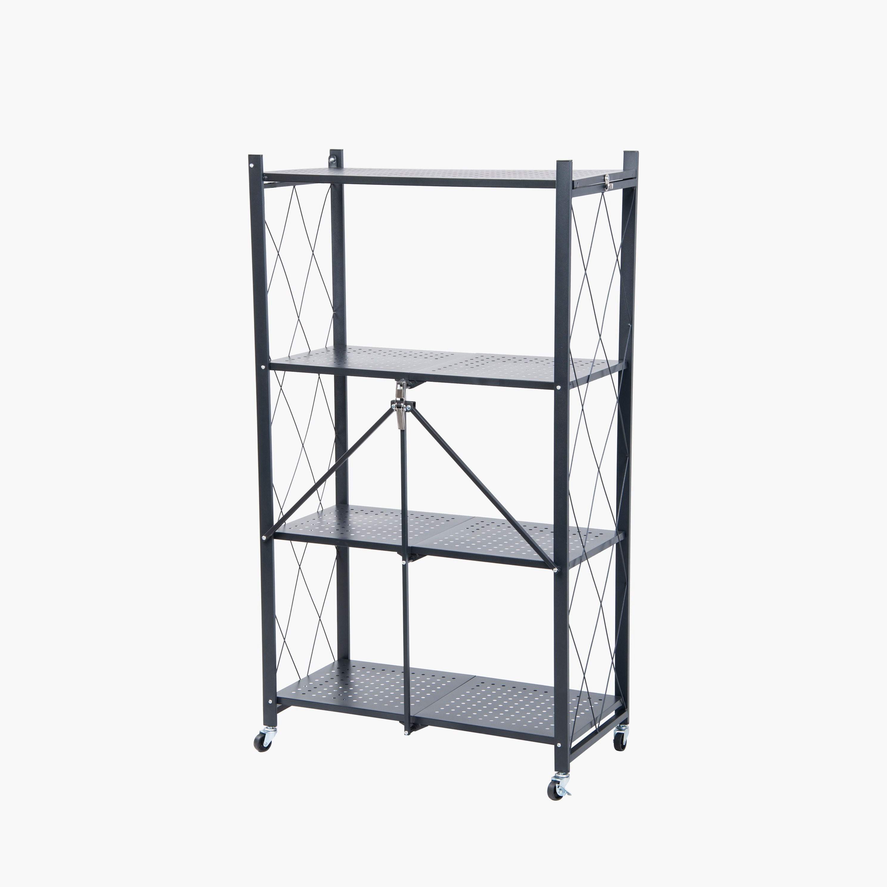 رف تخزين قابل للطي بـ 4 مستويات من أكسفورد - 70x34x127 سم-hbxbedroom-bedroomaccessories-bedroomstorage-image-6