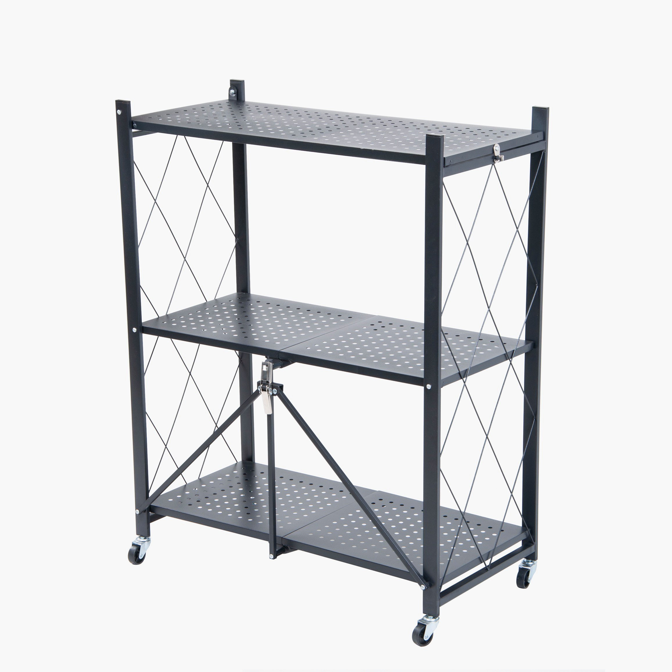 رف تخزين قابل للطي بـ 3 مستويات من أكسفورد - 70x34x87 سم-hbxbedroom-bedroomaccessories-bedroomstorage-image-6