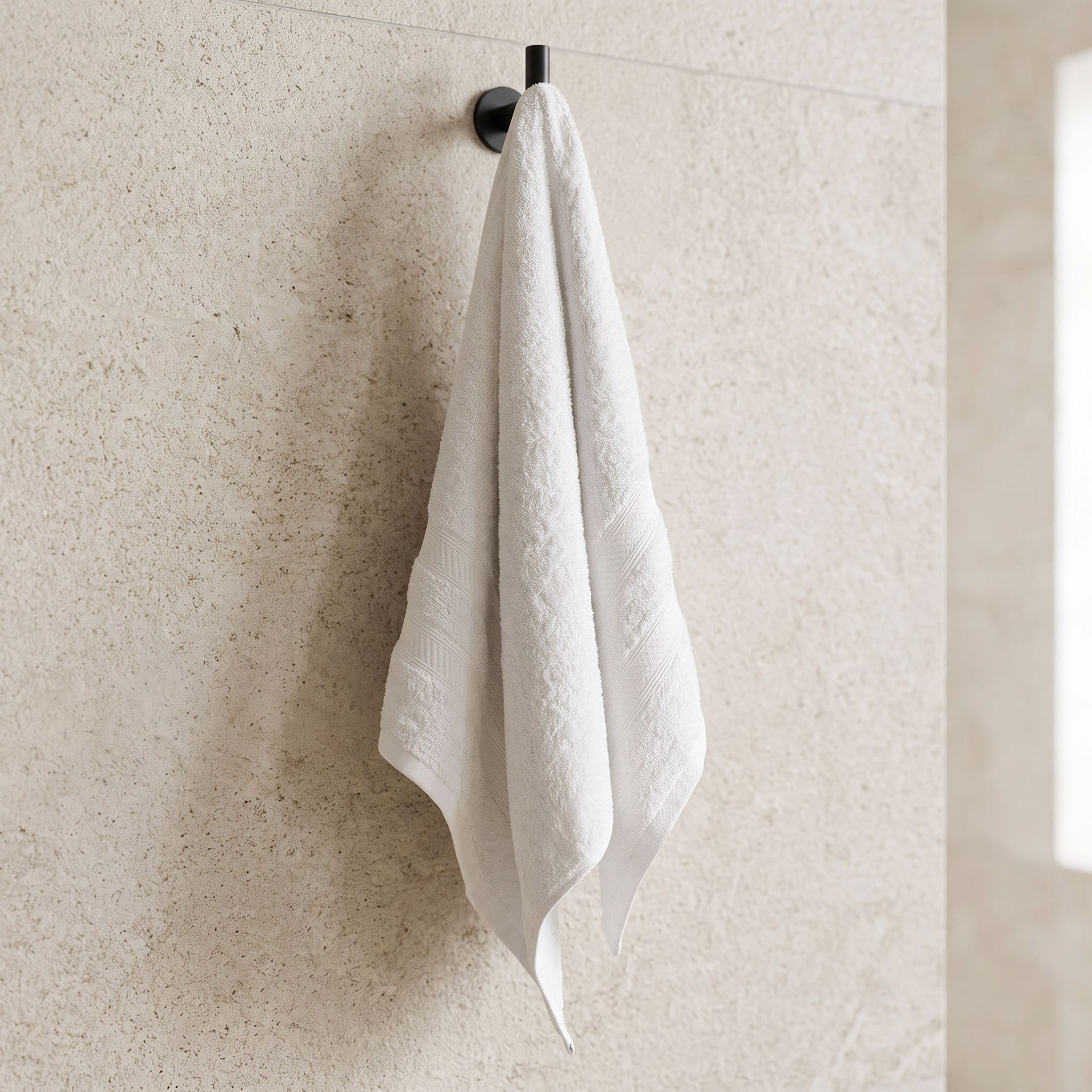 Essential Plus Combed Hand Towel - 50x90 cm-hbxbathroom-bathroomtextiles-image-2