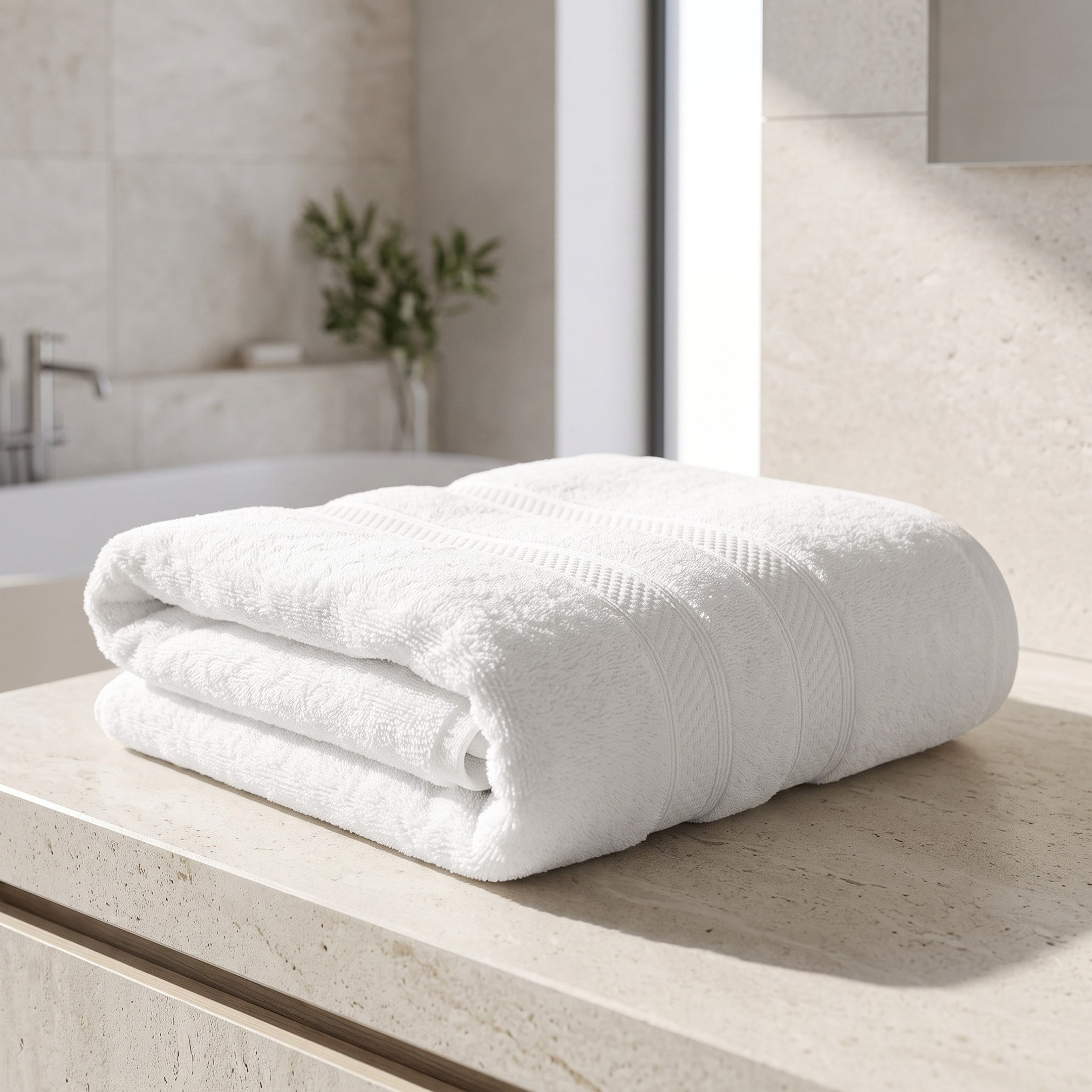 Essential Plus Combed Bath Sheet - 90x150 cm-hbxbathroom-bathroomtextiles-image-1
