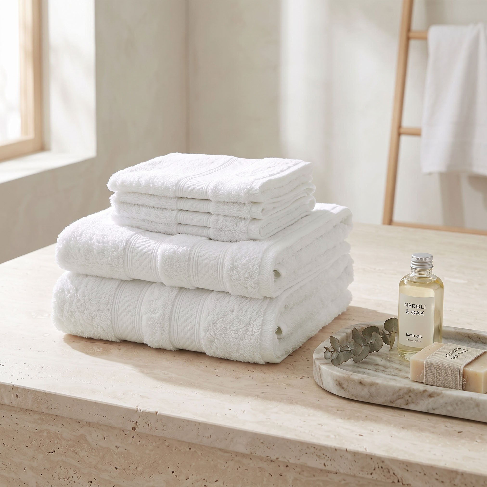 طقم مناشف ممشطة 6 قطع من إسينشال بلس-hbxbathroom-bathroomtextiles-image-4