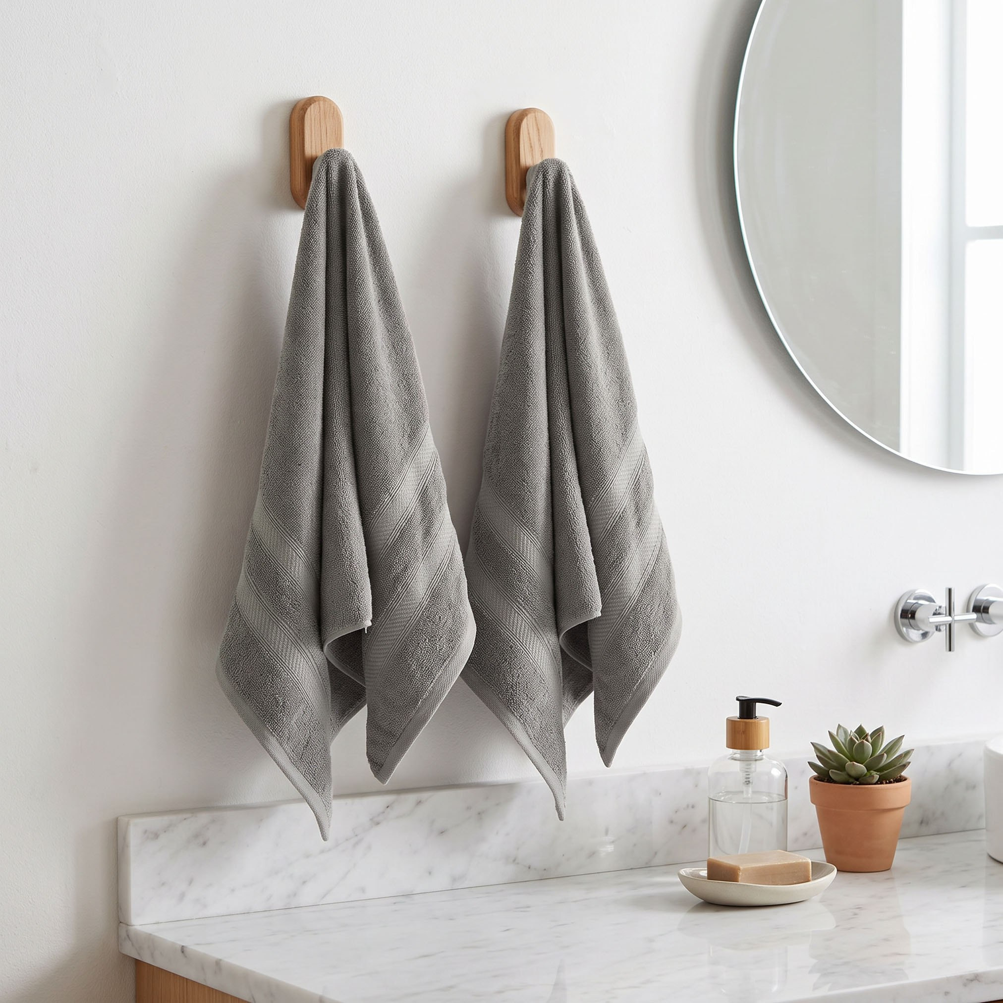 Essential Plus Combed Hand Towel - 50x90 cm-hbxbathroom-bathroomtextiles-image-5