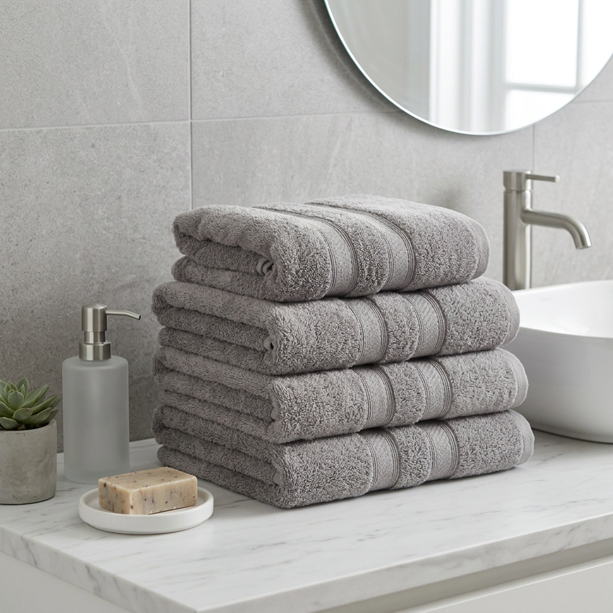 Essential Plus Combed Bath Towel - 70x140 cm-hbxbathroom-bathroomtextiles-image-5