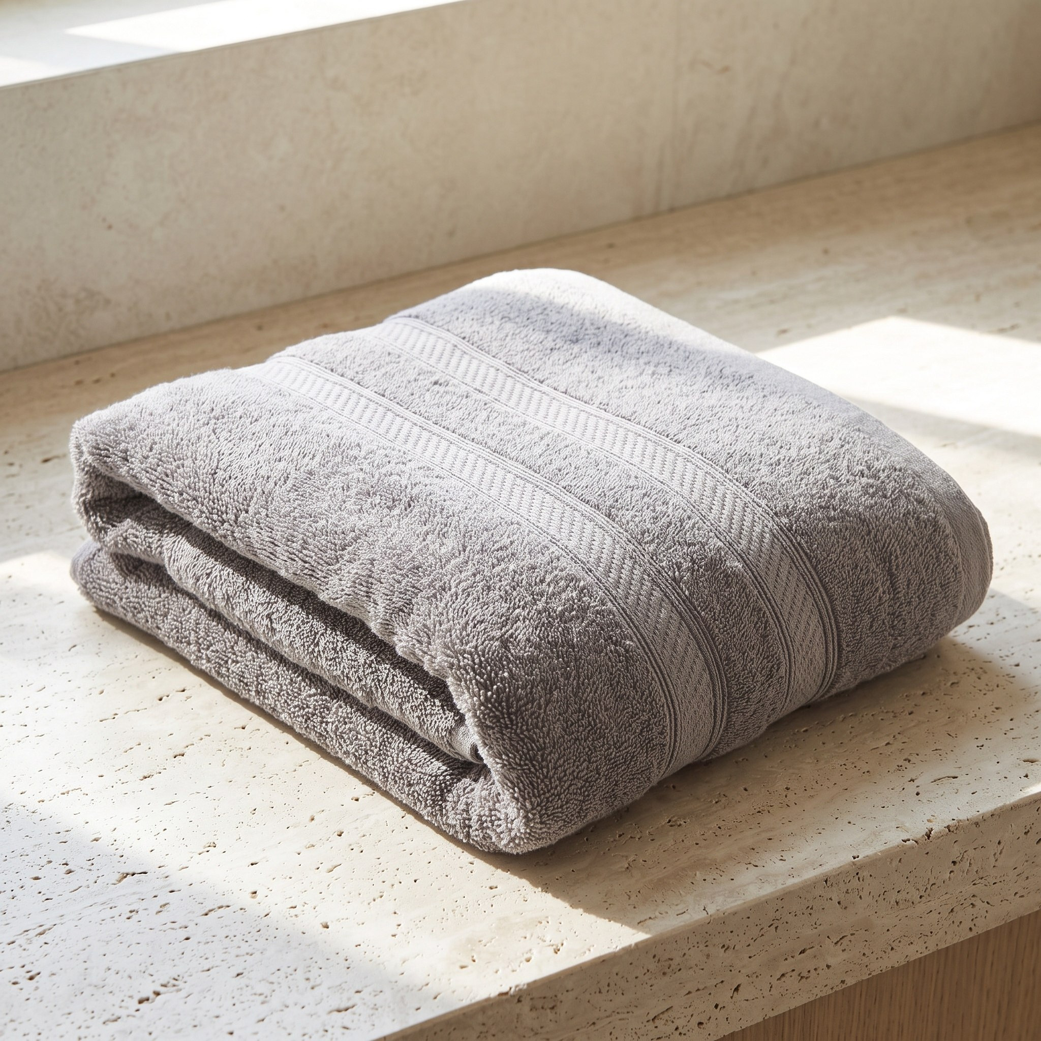 فوطة استحمام كبيرة من قطن ممشط - إسينشال بلس - 90×150 سم-hbxbathroom-bathroomtextiles-image-1