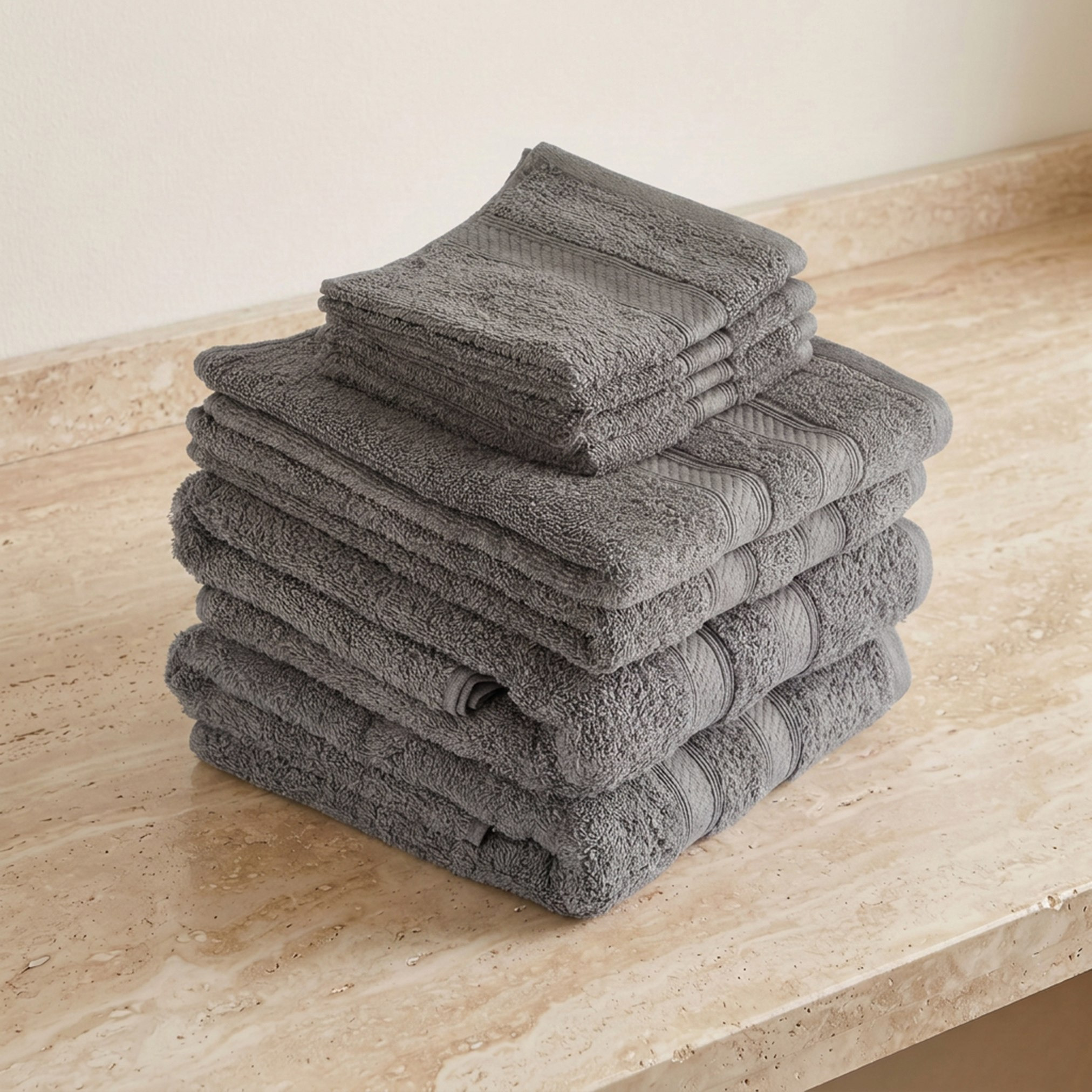 Essential Plus Combed 8-Piece Towel Set-hbxbathroom-bathroomtextiles-image-1