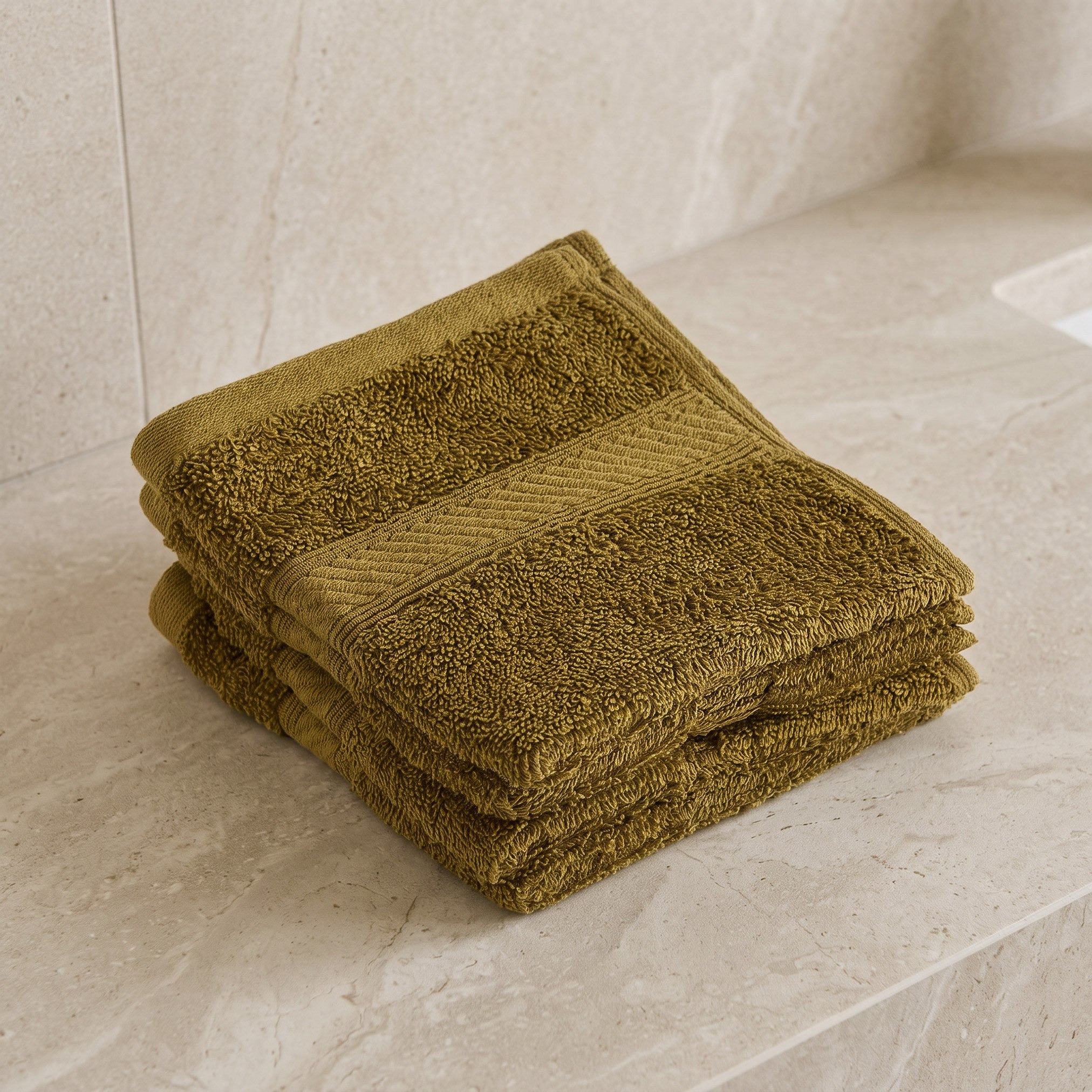 طقم مناشف وجه ممشطة 4 قطع من إسينشال بلس - 30x30 سم-hbxbathroom-bathroomtextiles-image-1