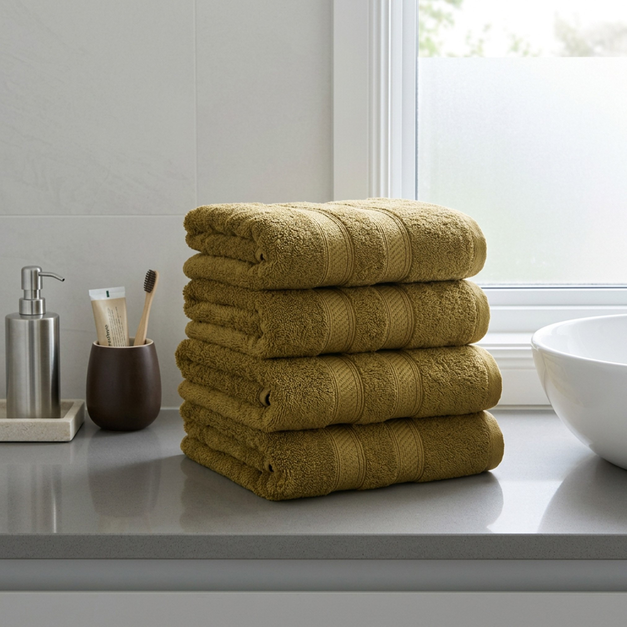 منشفة حمام ممشطة من إسينشال بلس - 70x140 سم-hbxbathroom-bathroomtextiles-image-5